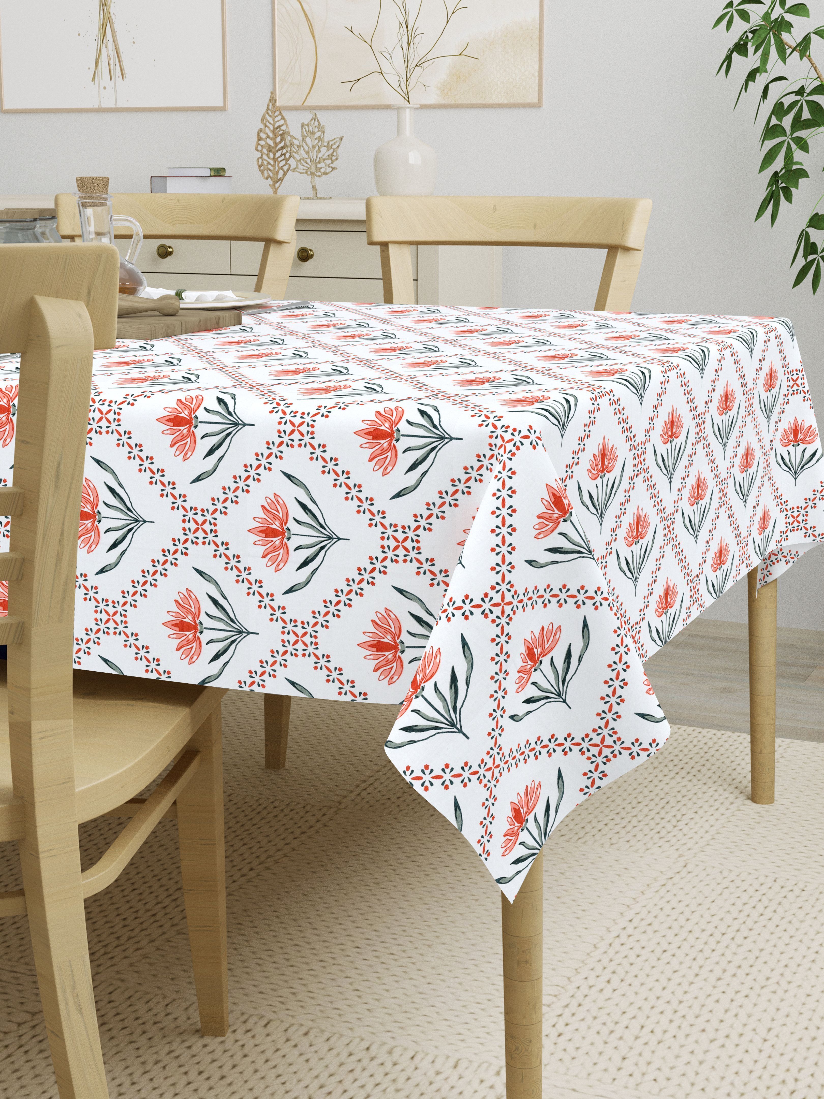 flipkart smartbuy Cotton 4 Seater Printed Table Cover-picture-48