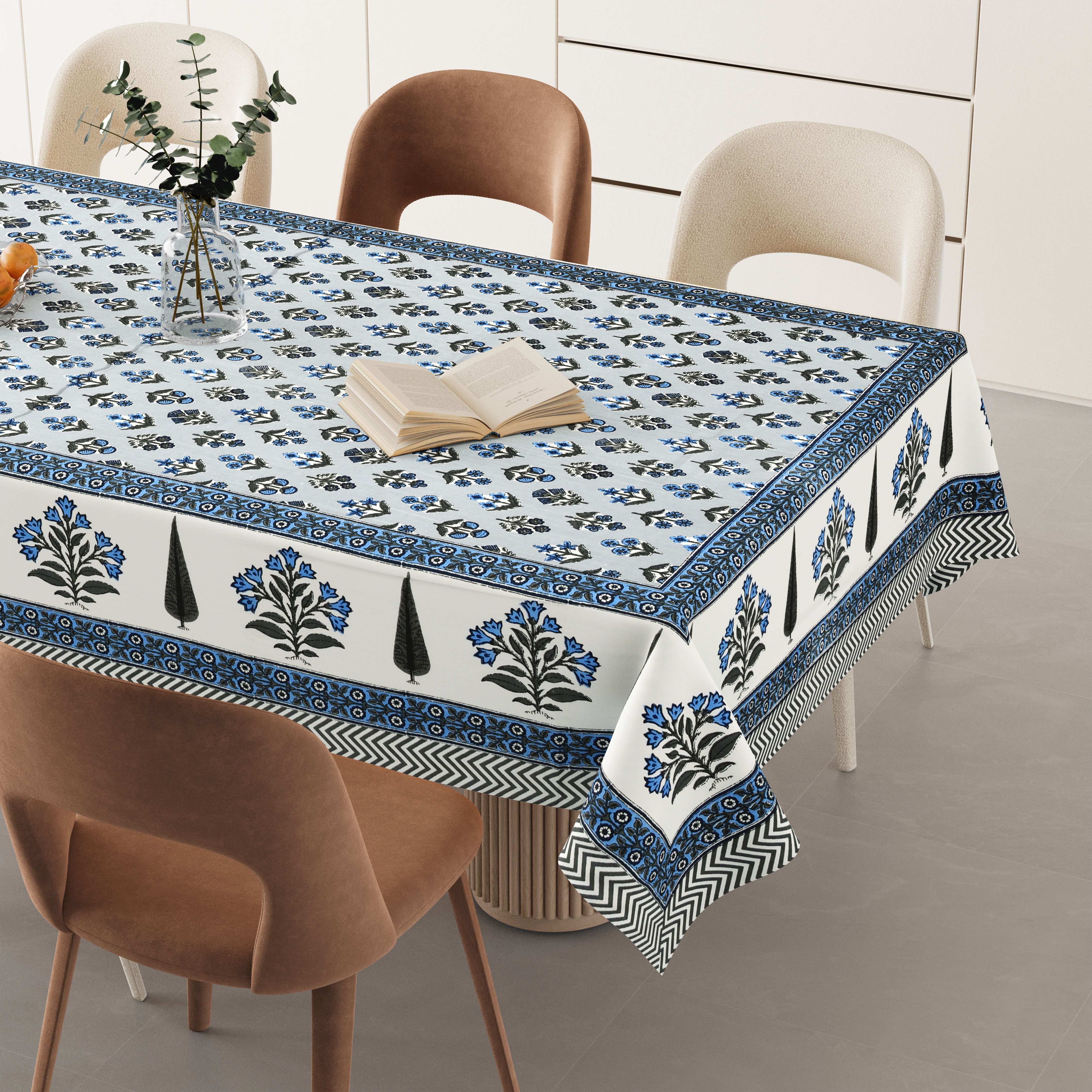 flipkart smartbuy Cotton 6 Seater Printed Table Cover-picture-38