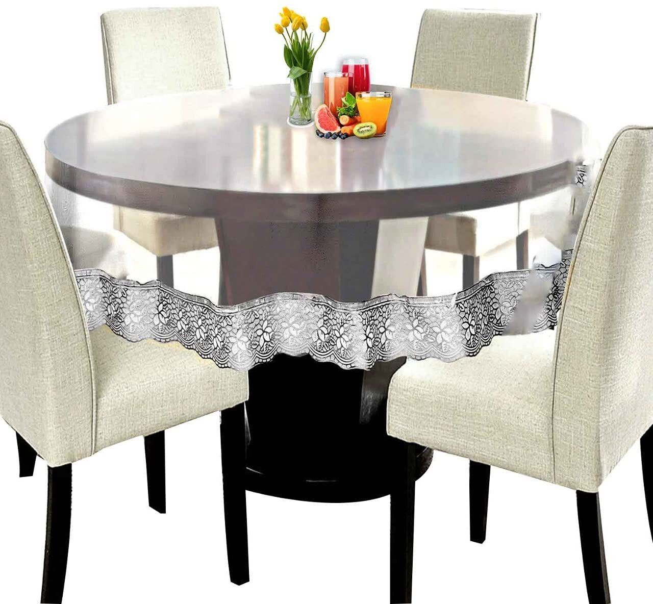 dasvilla Solid 4 Seater Table Cover-picture-24