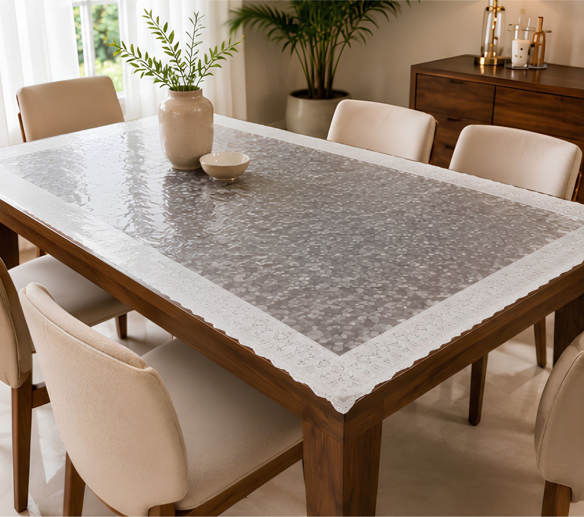 velto Plastic 6 Seater Floral Table Cover-picture-10
