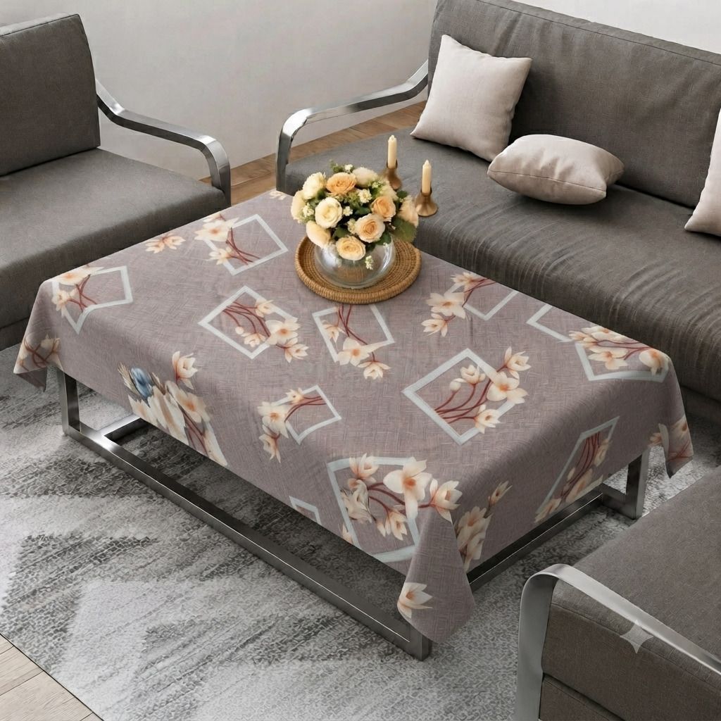 flipkart smartbuy Vinyl 4 Seater Floral Table Cover-picture-40