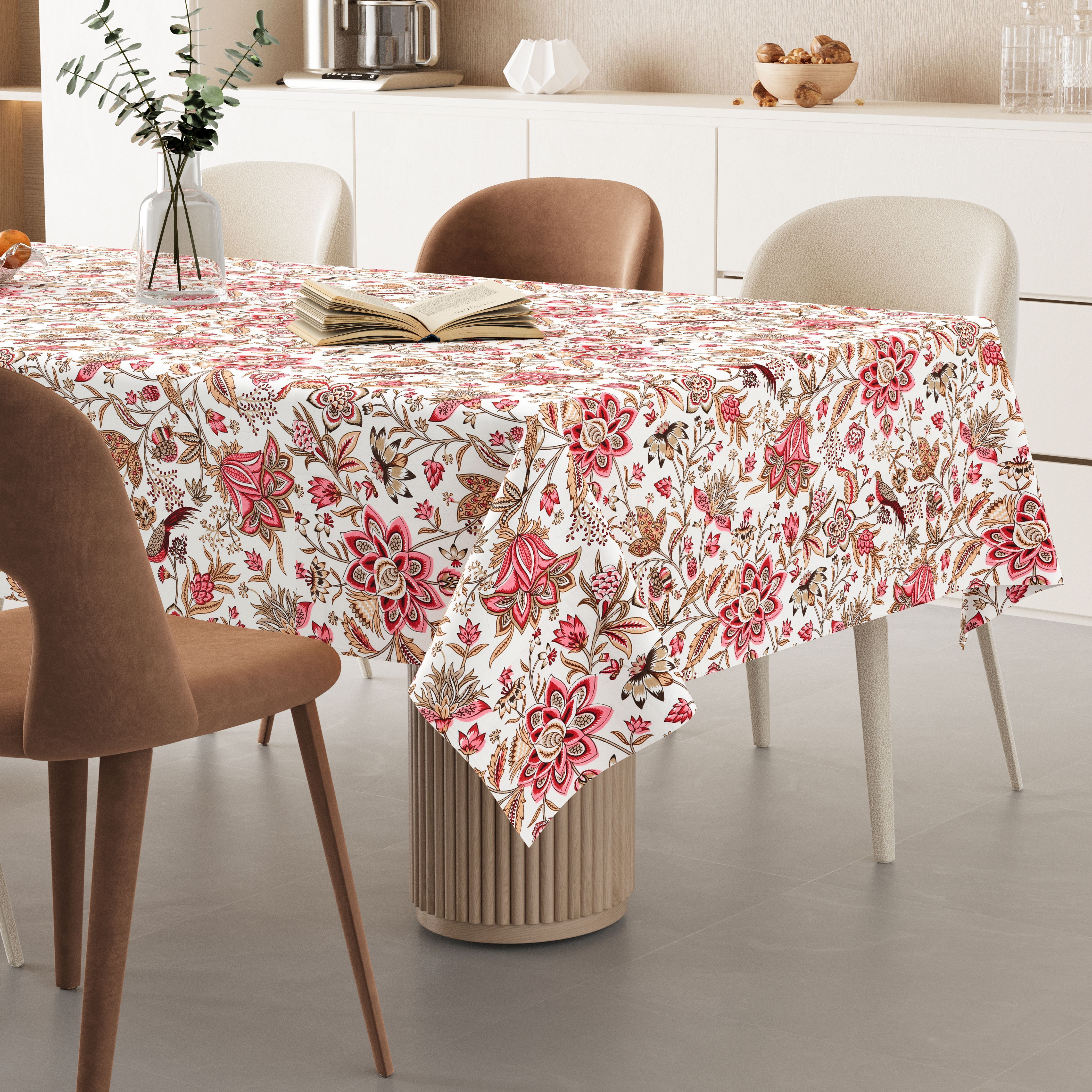 flipkart smartbuy Cotton 6 Seater Printed Table Cover-picture-31