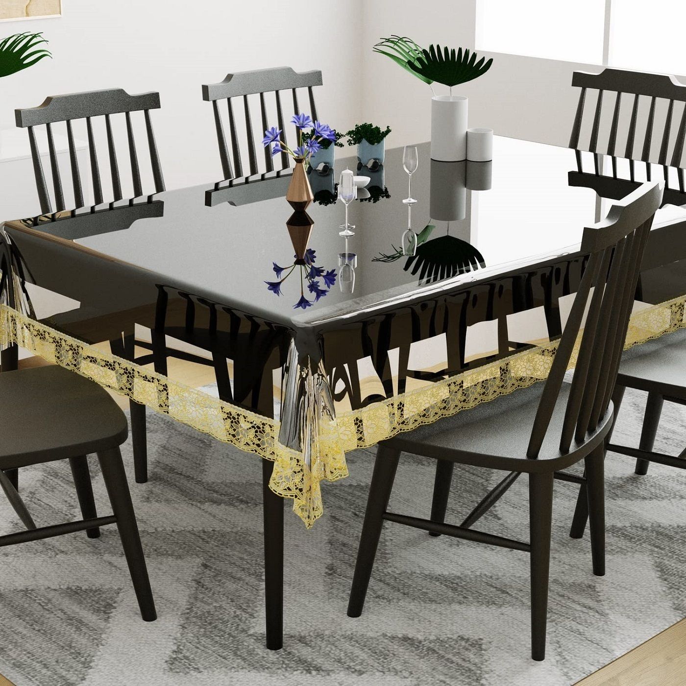 shavin Solid 6 Seater Table Cover-picture-13
