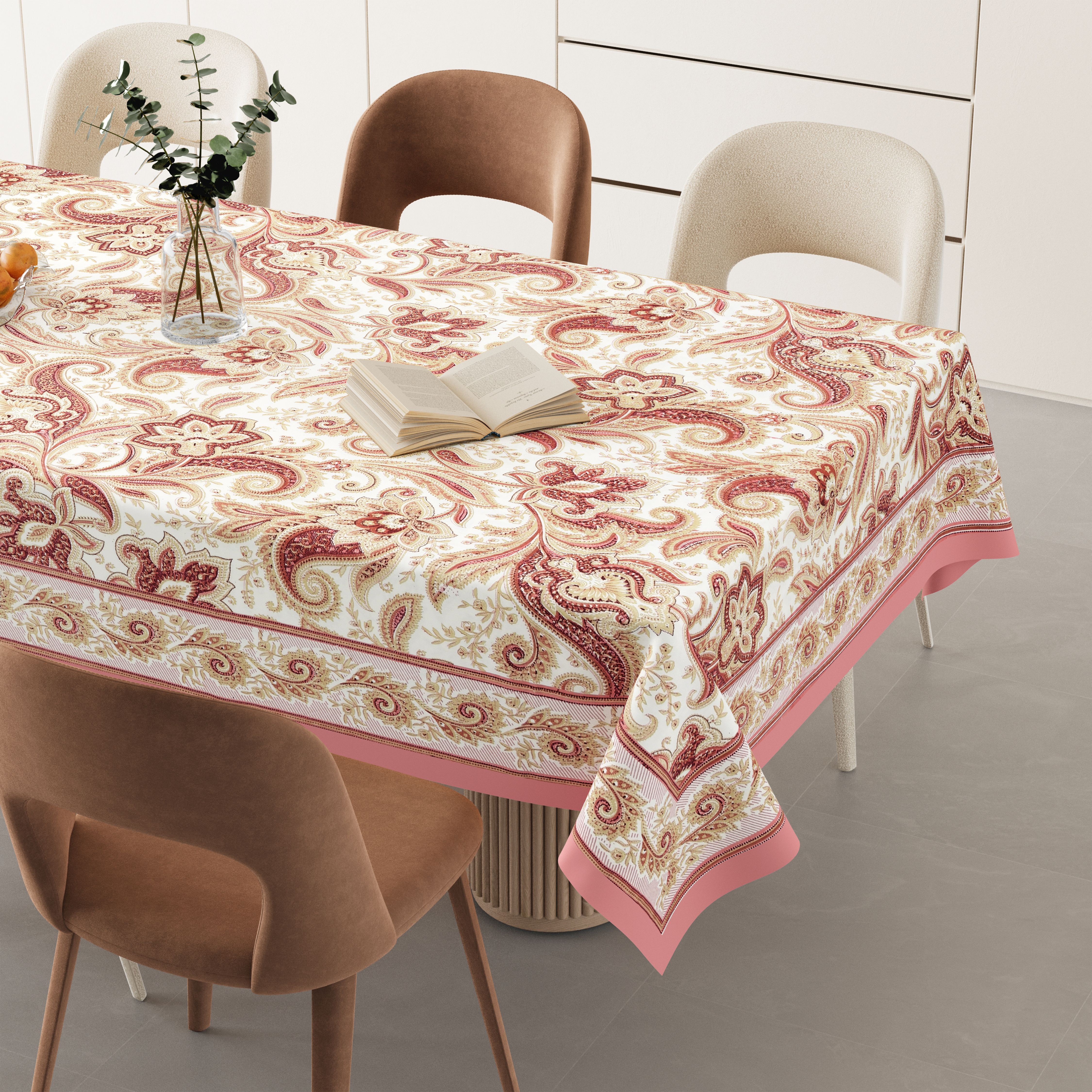 flipkart smartbuy Cotton 6 Seater Printed Table Cover-picture-37