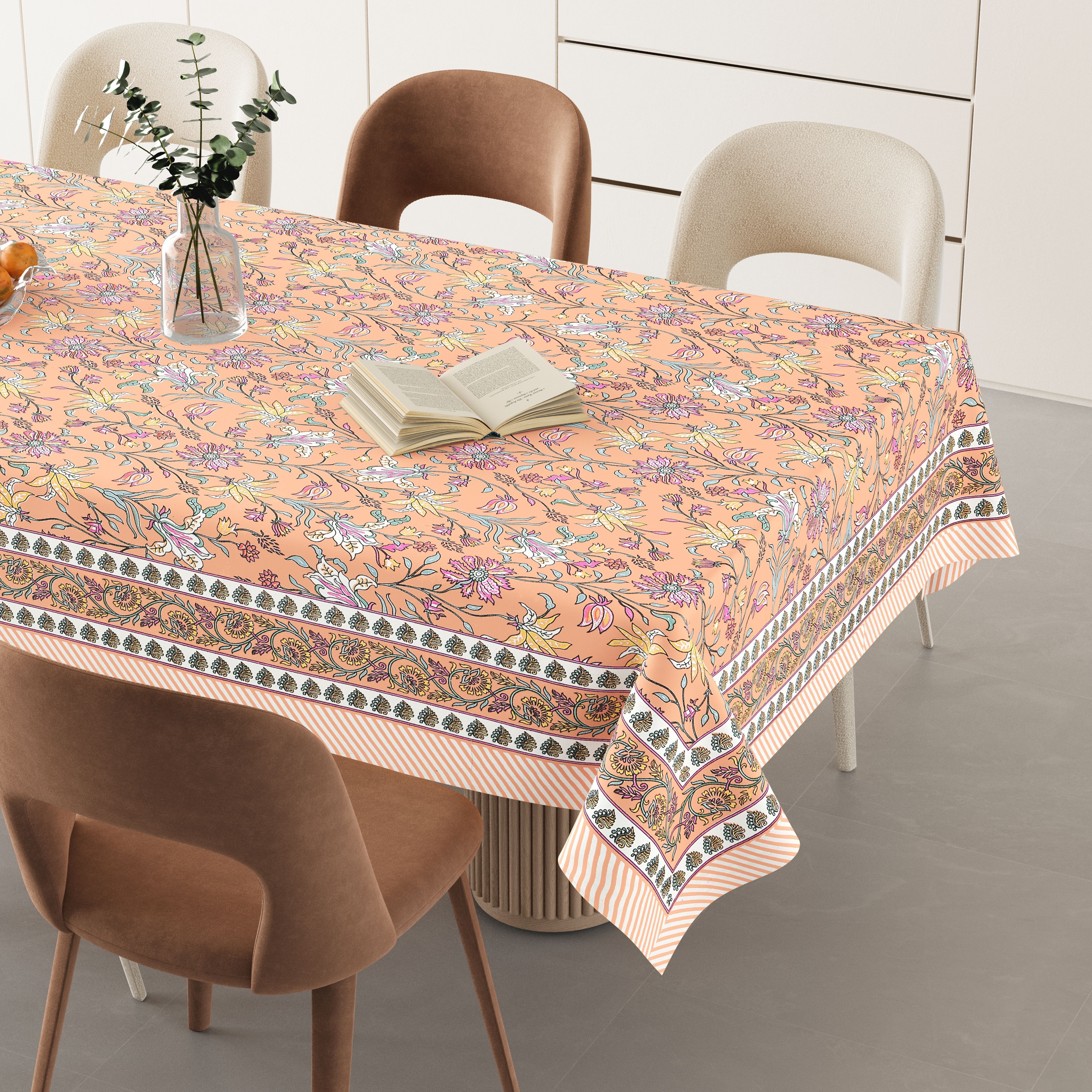 flipkart smartbuy Cotton 6 Seater Printed Table Cover-picture-26
