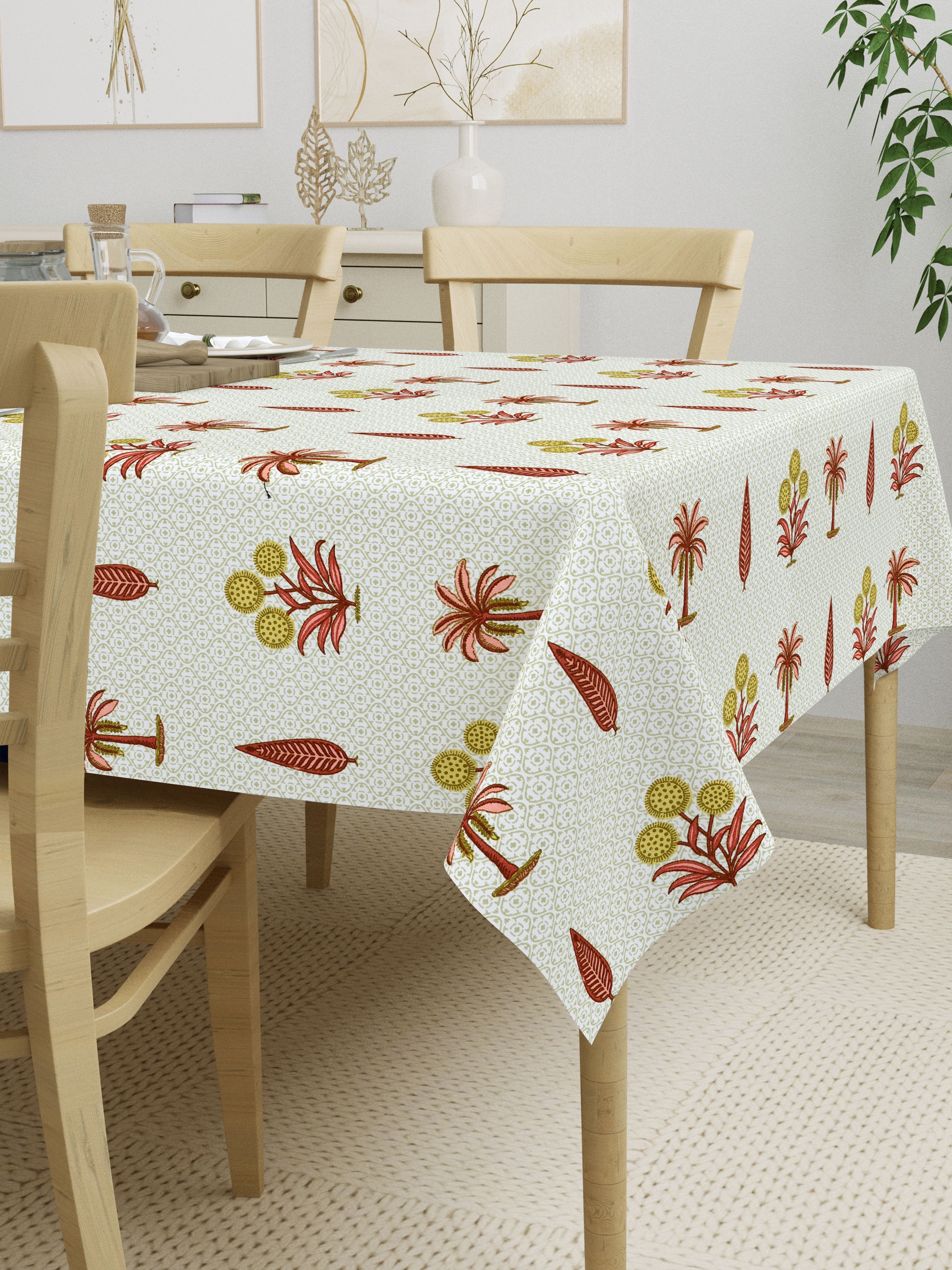 flipkart smartbuy Cotton 4 Seater Printed Table Cover-picture-15