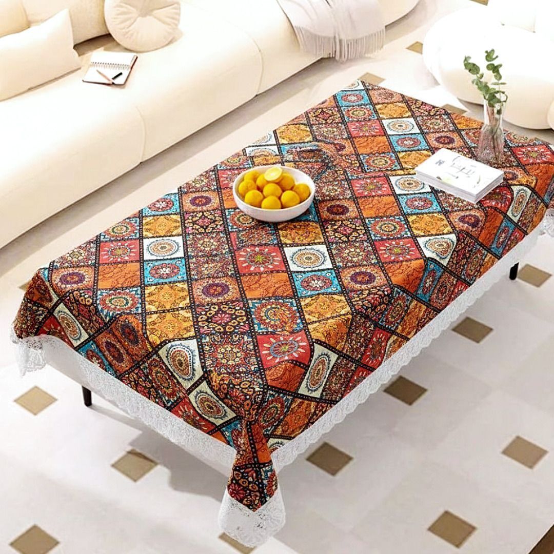dreamworld PVC 4 Seater Printed Table Cover-picture-10