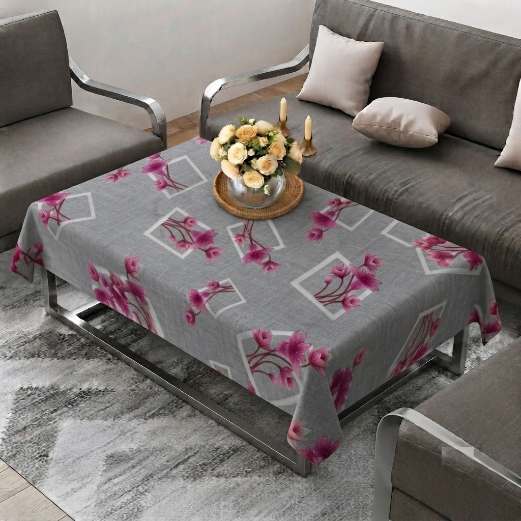 flipkart smartbuy Vinyl 4 Seater Floral Table Cover-picture-20