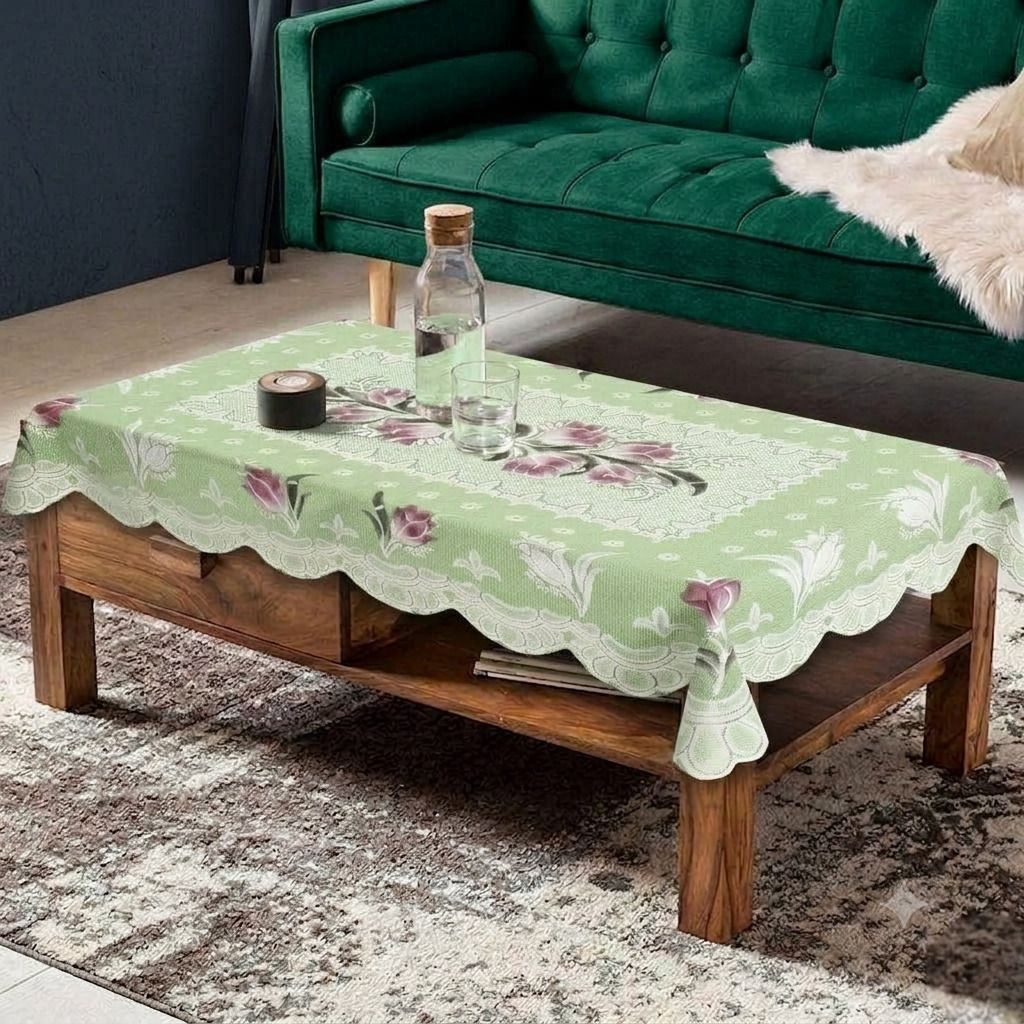 crafting bear Cotton 4 Seater Floral Table Cover-picture-21