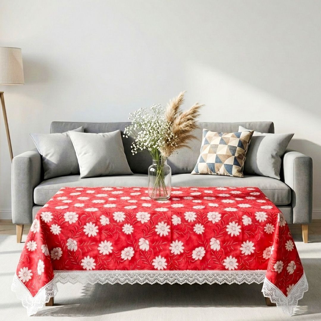 getgol home PVC 4 Seater Printed Table Cover-picture-42