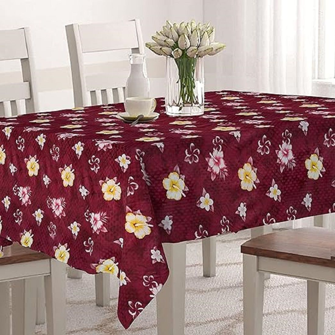 rmdecor Floral, Printed 6 Seater Table Cover-picture-19