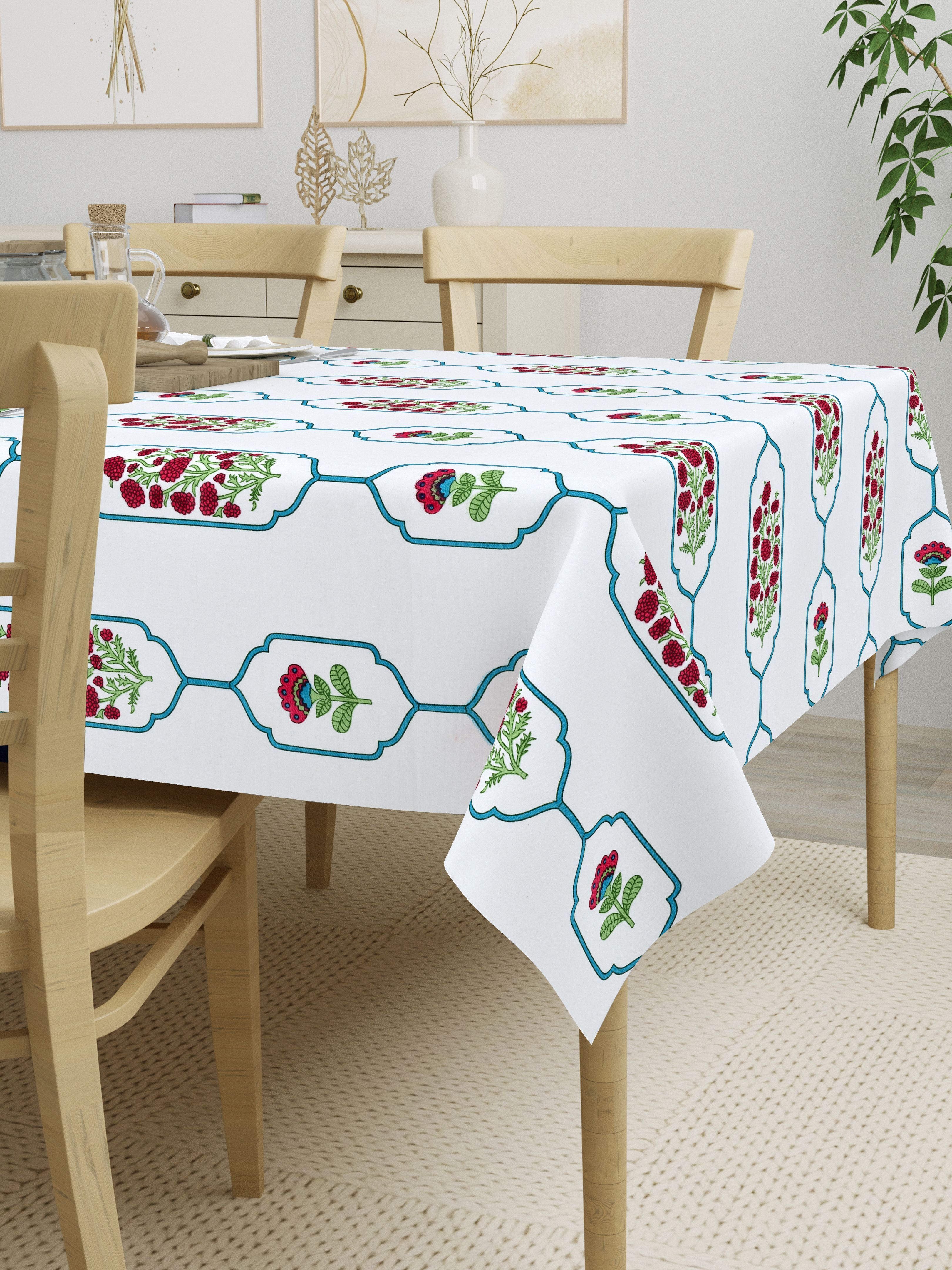 Cotton 4 Seater Printed Table Cover-image-18