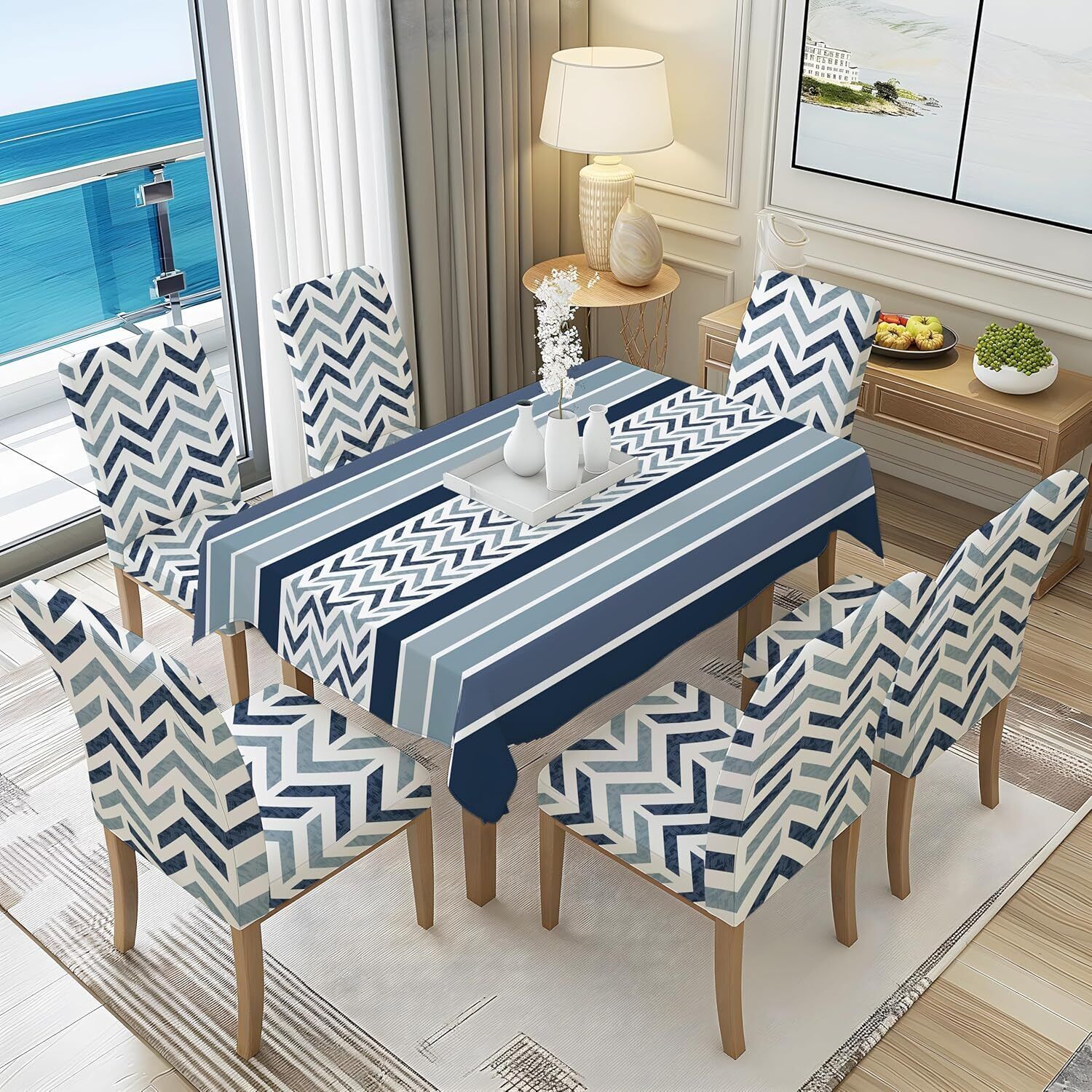 Floral 6 Seater Table Cover