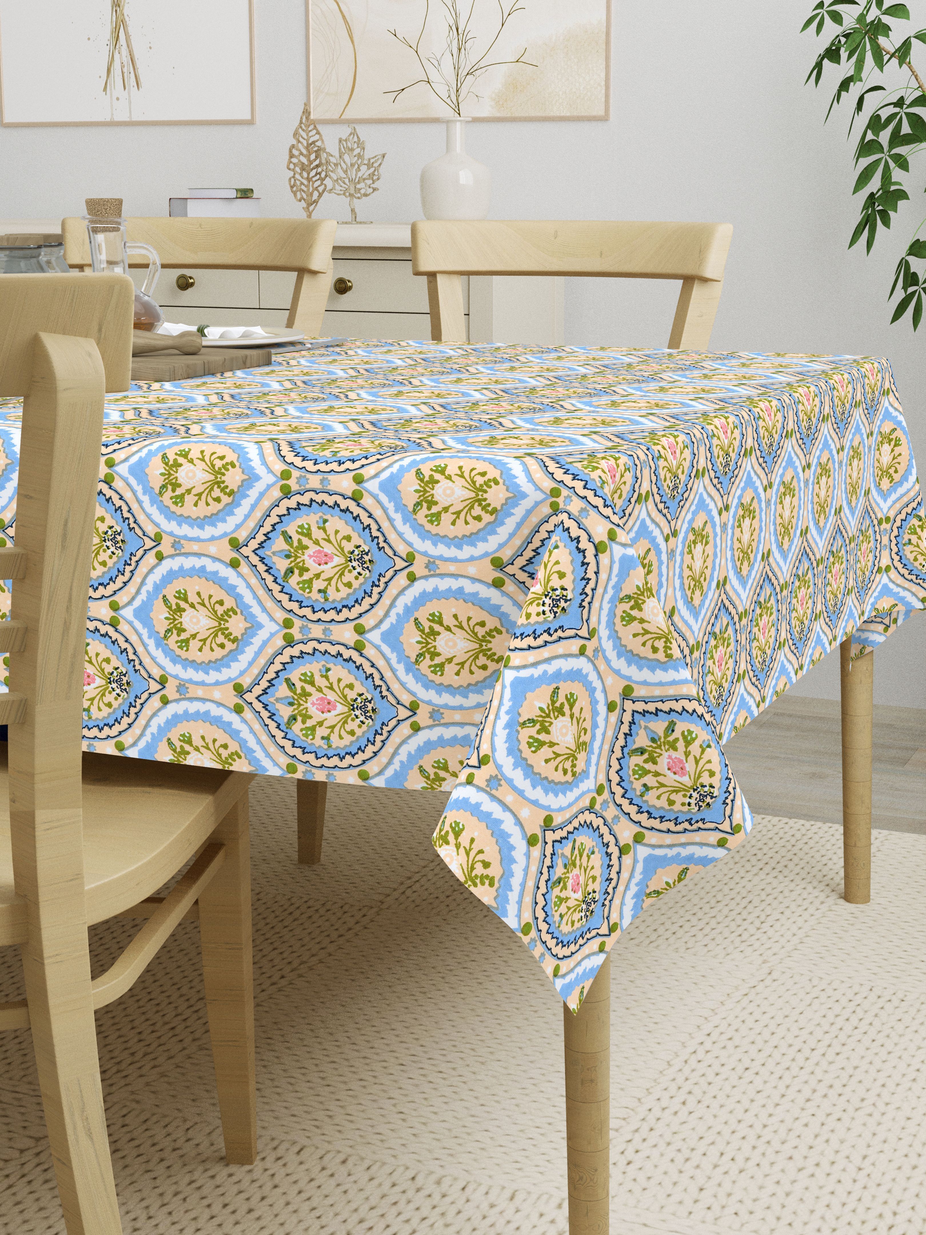 flipkart smartbuy Cotton 4 Seater Printed Table Cover-picture-23