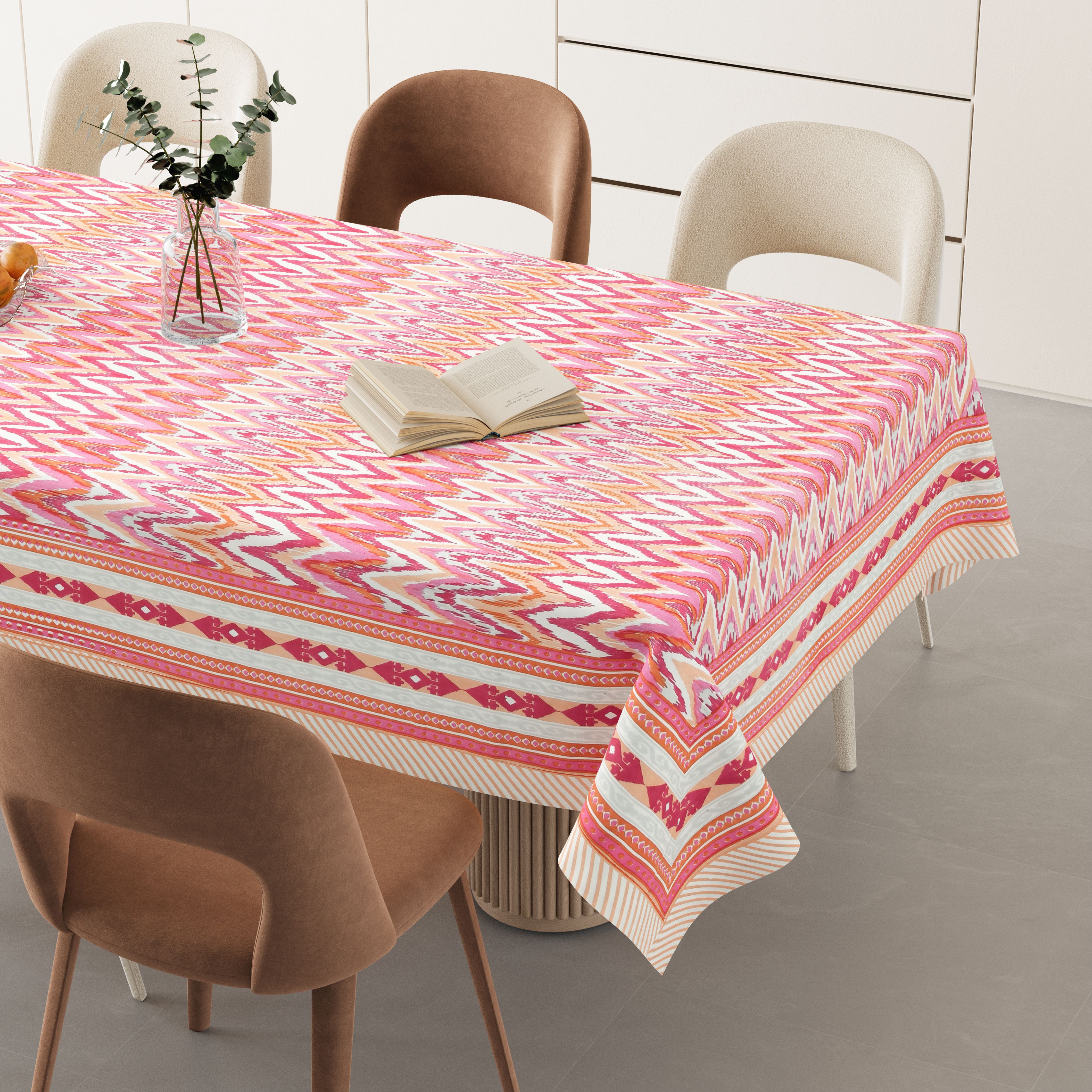 Cotton 6 Seater Printed Table Cover-image-7