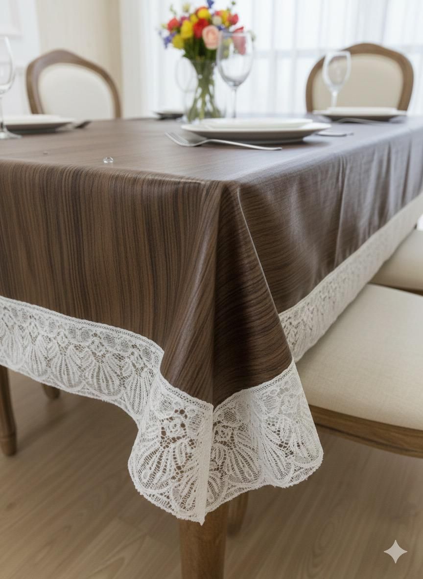 PVC 6 Seater Floral Table Cover