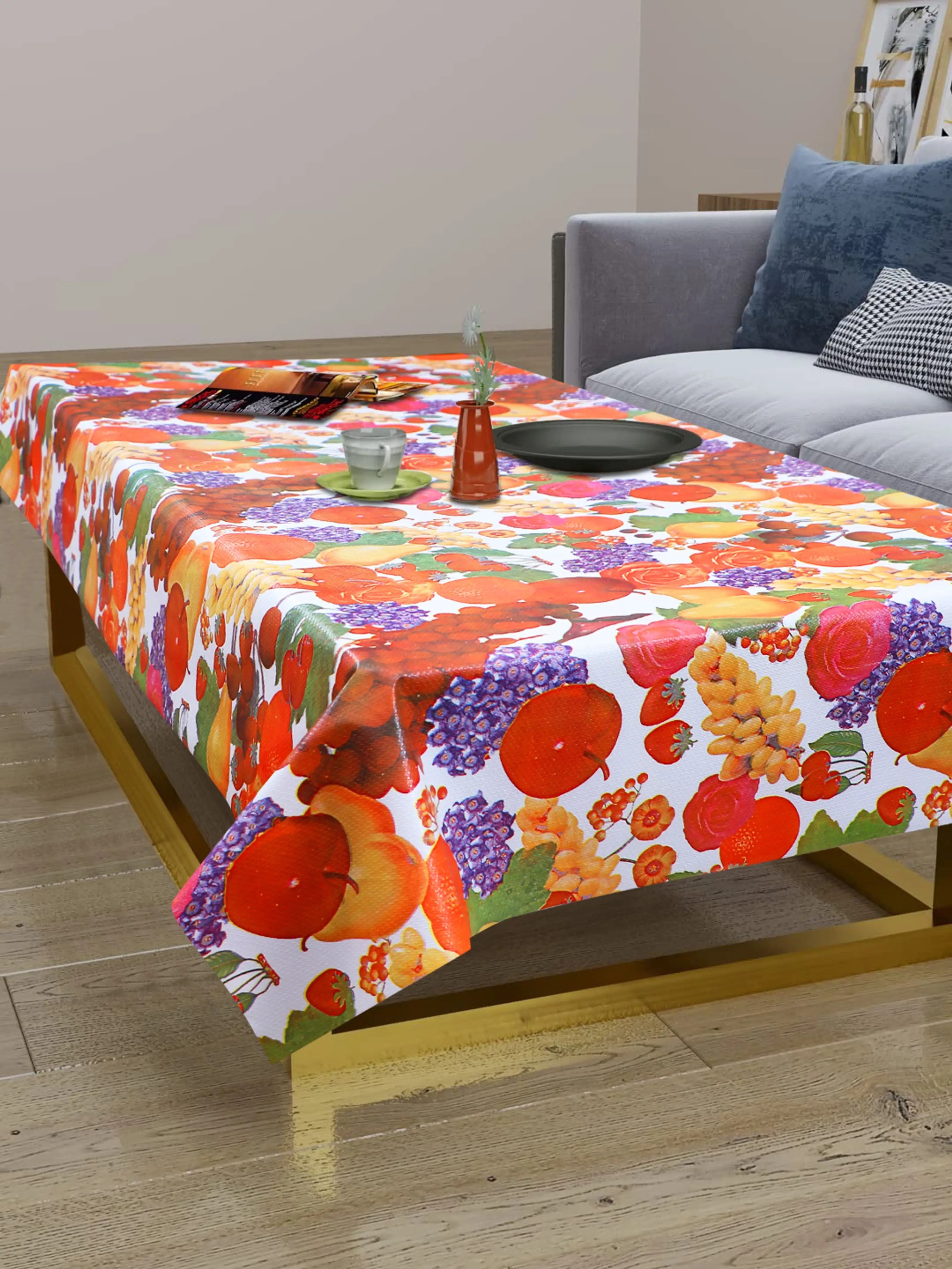zitin PVC 6 Seater Printed Table Cover-picture-0