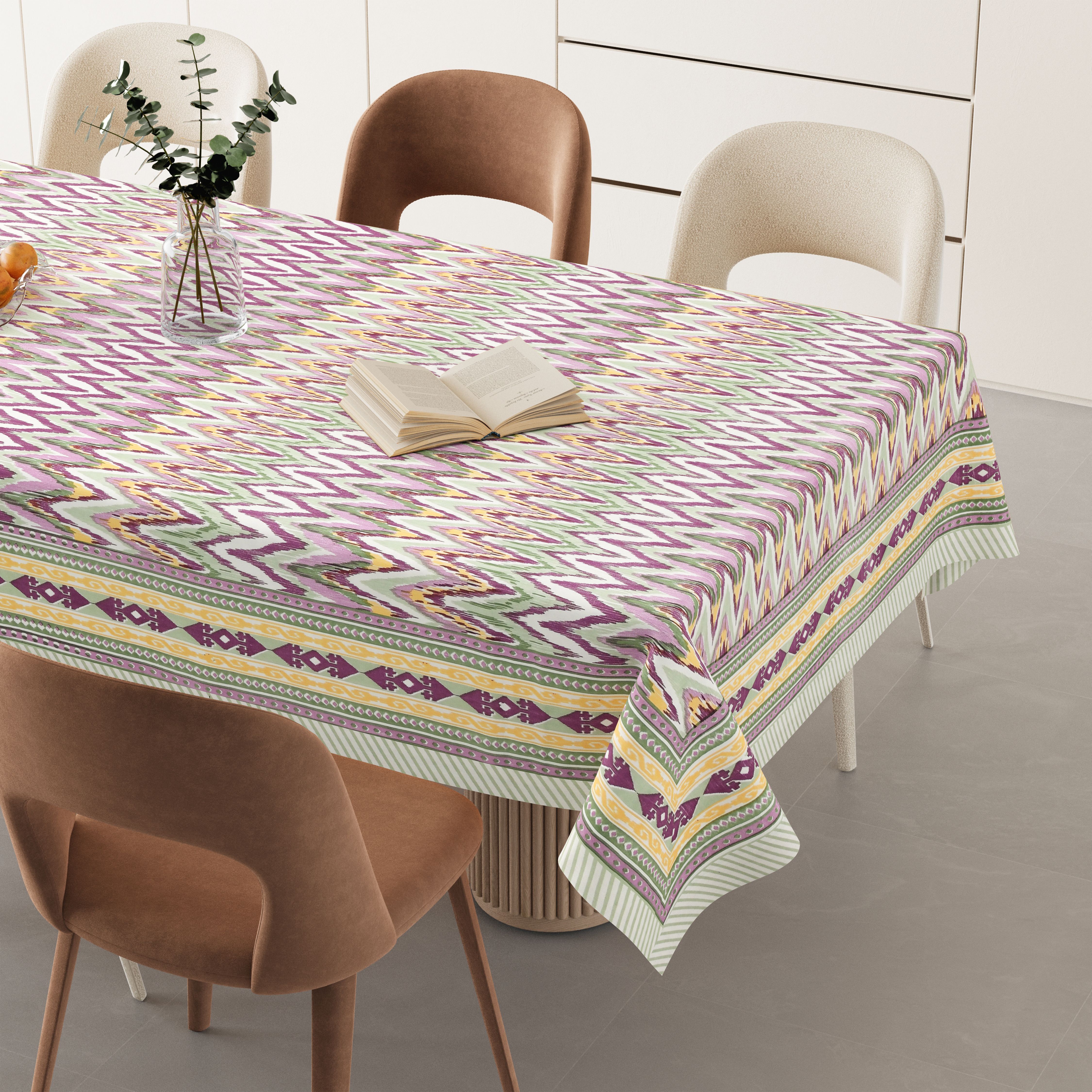 flipkart smartbuy Cotton 6 Seater Printed Table Cover-picture-39