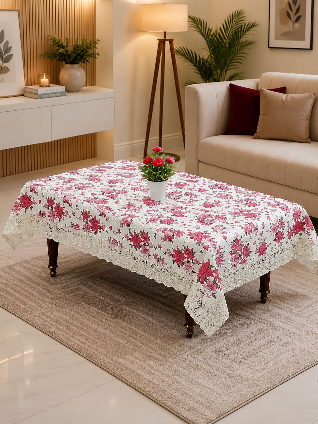 hd Plastic 4 Seater Printed Table Cover-picture-40