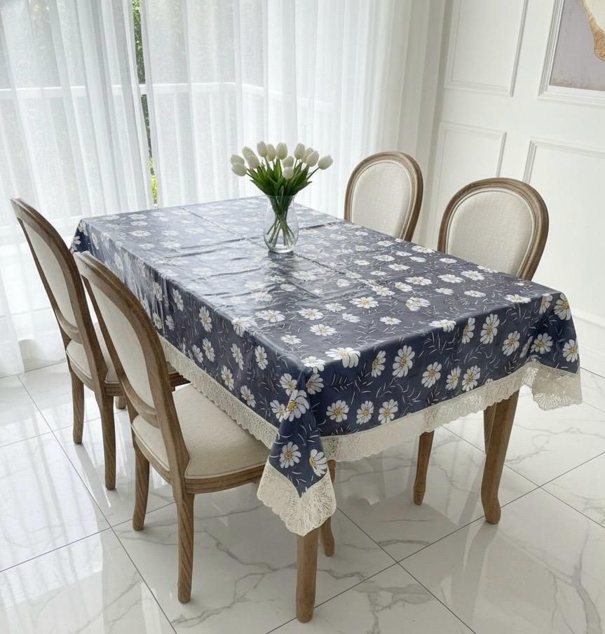 lime retail PVC 4 Seater Checkered Table Cover-picture-12