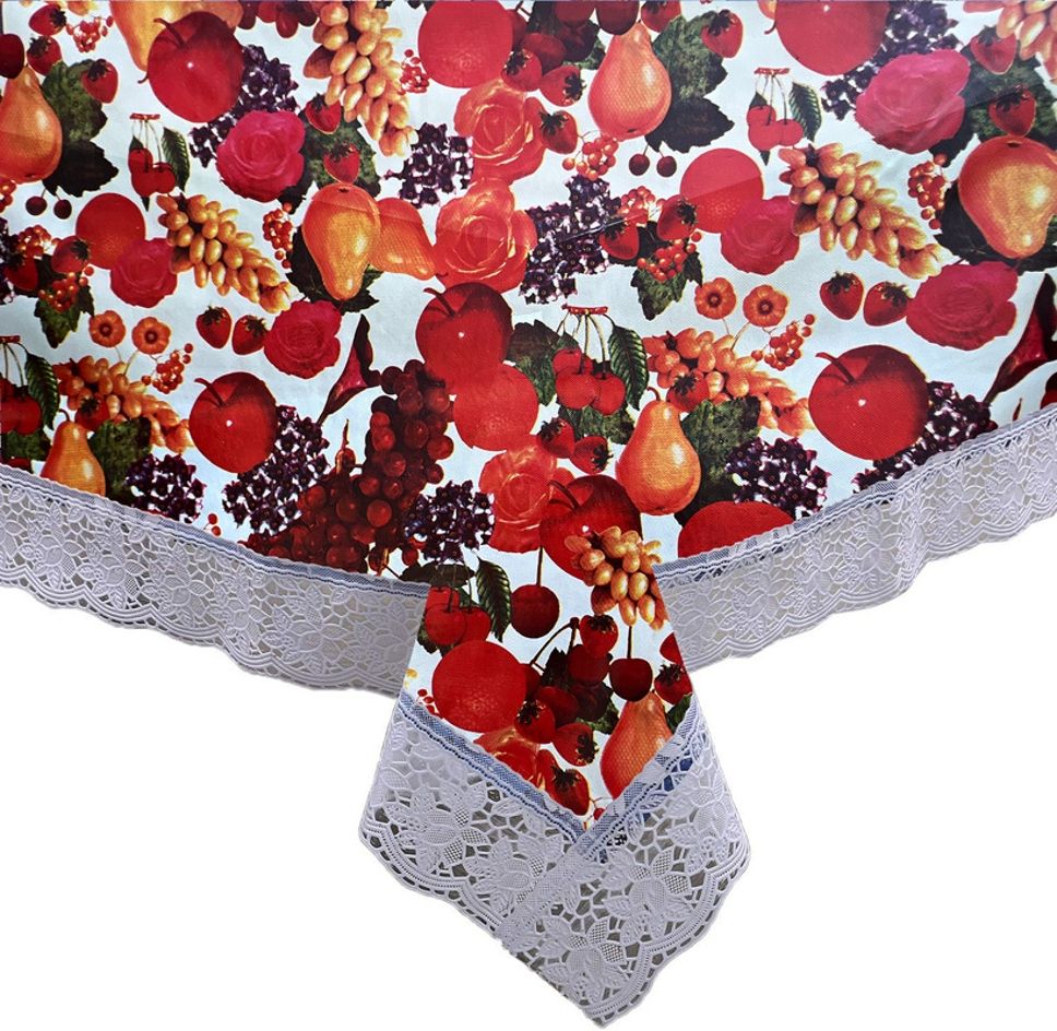 PVC 6 Seater Printed Table Cover-image-32