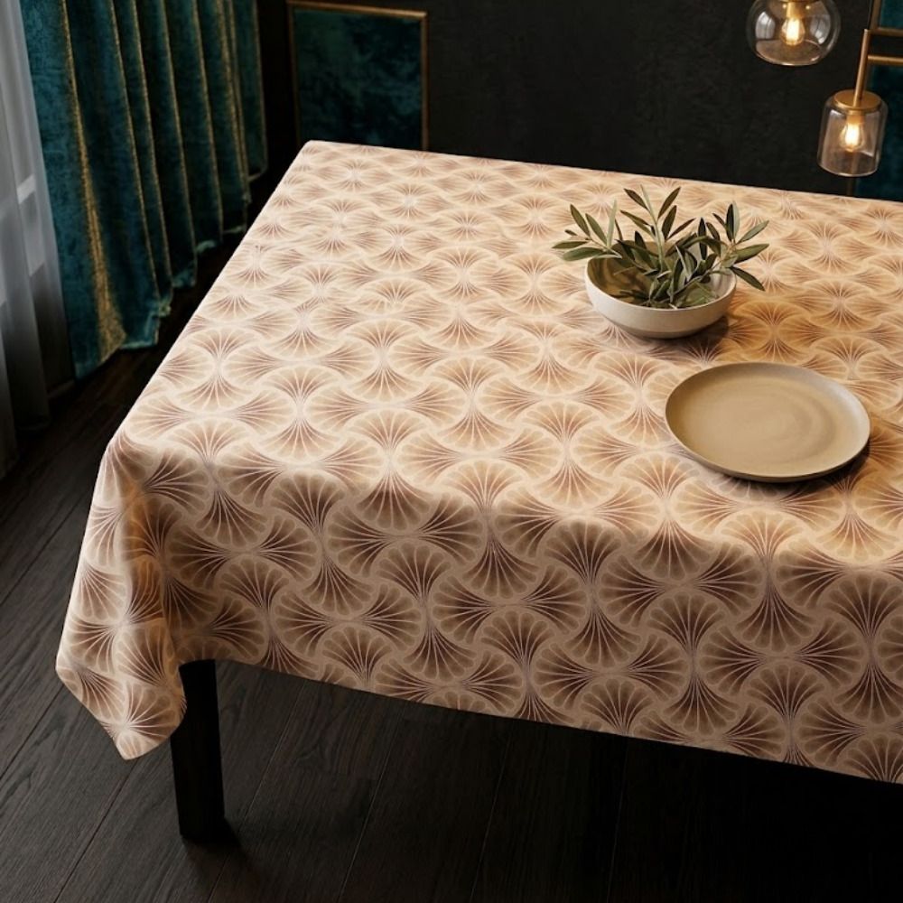 adakriti creation PVC 4 Seater Lattice Table Cover-picture-13