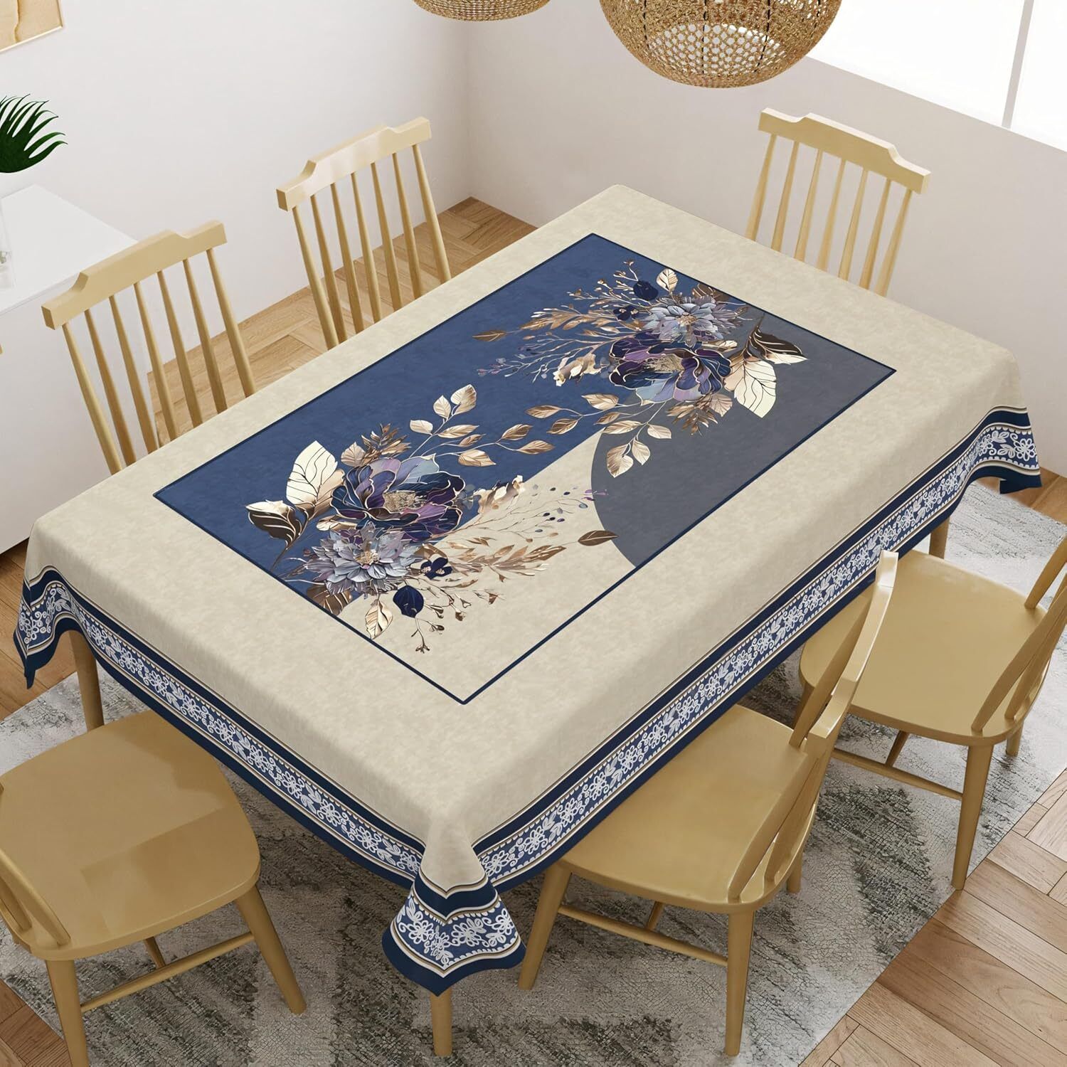 Floral 6 Seater Table Cover-image-4