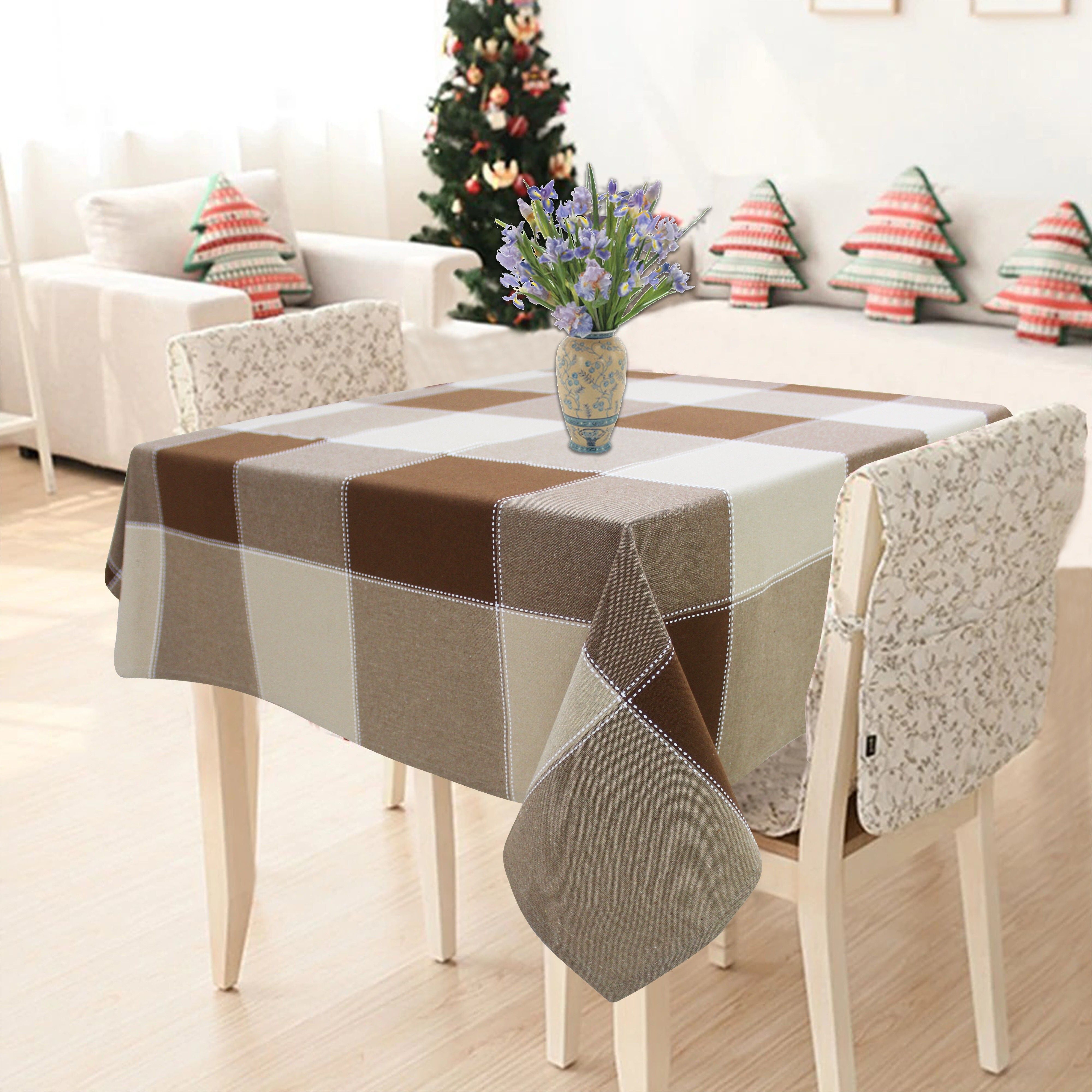airwill Cotton 2 Seater Checkered Table Cover-picture-23