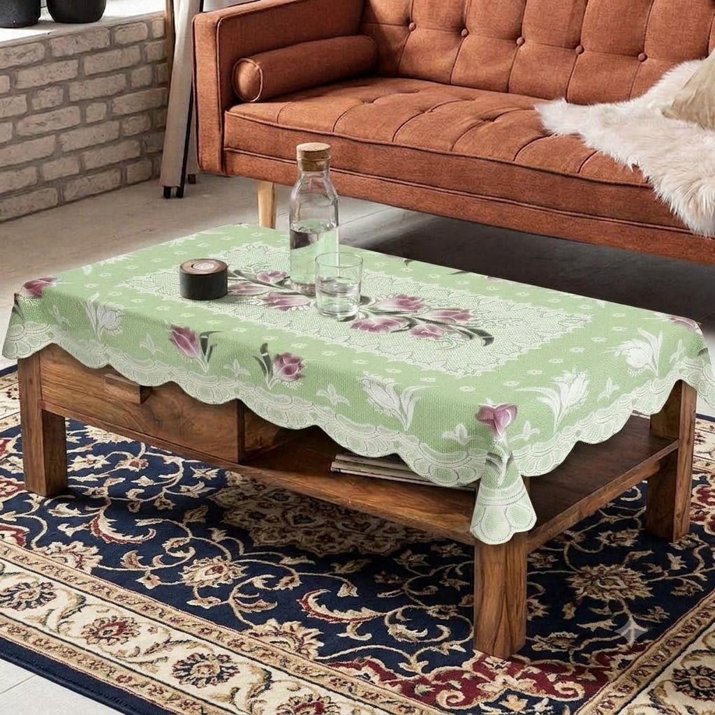 Cotton 4 Seater Floral Table Cover-image-39