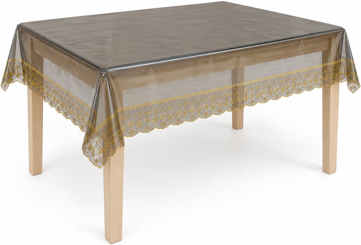 PVC 6 Seater Printed Table Cover-image-3