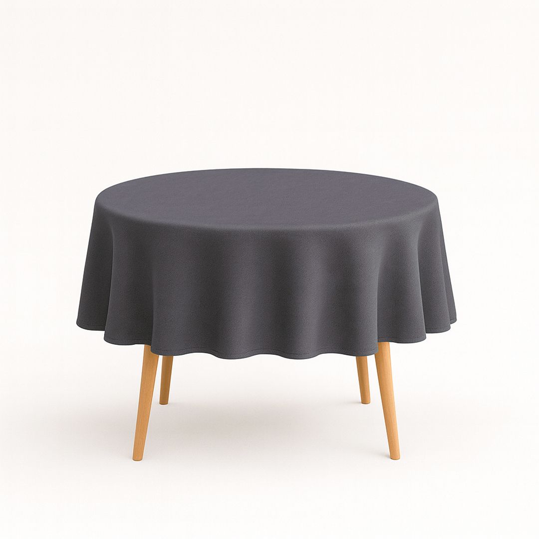 Cotton 4 Seater Solid Table Cover-image-6