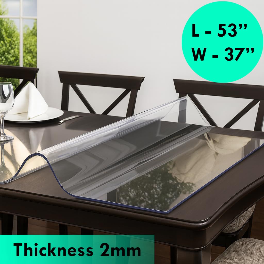 ayudev home furnishing PVC 4 Seater Solid Table Cover-picture-34
