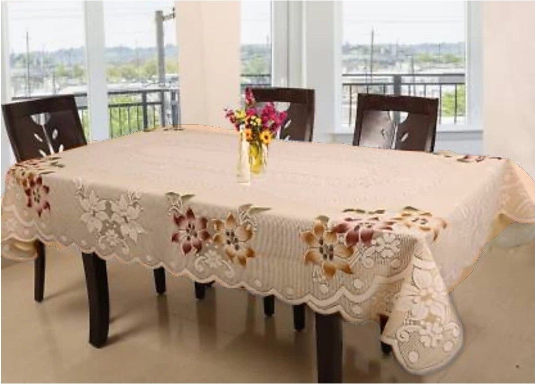 wonderdecor Embroidered 6 Seater Table Cover-picture-21