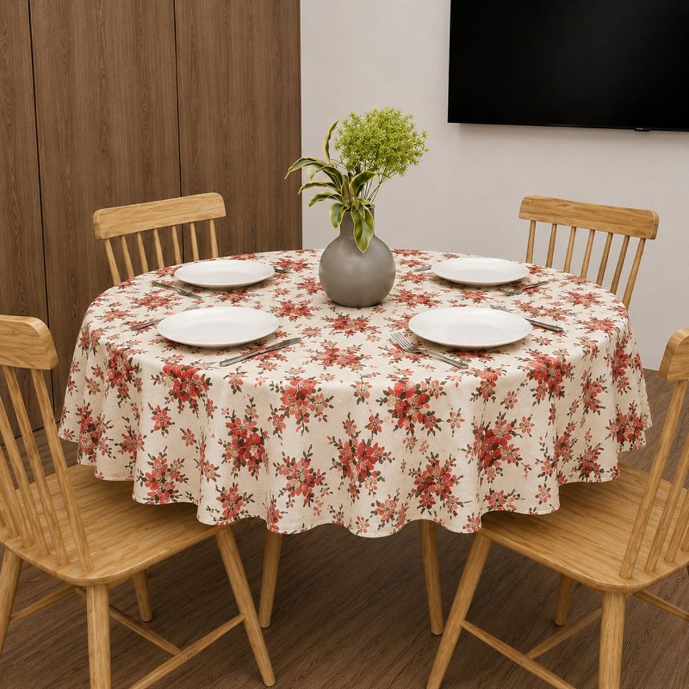 dadadeals PVC 6 Seater Printed Table Cover-picture-47