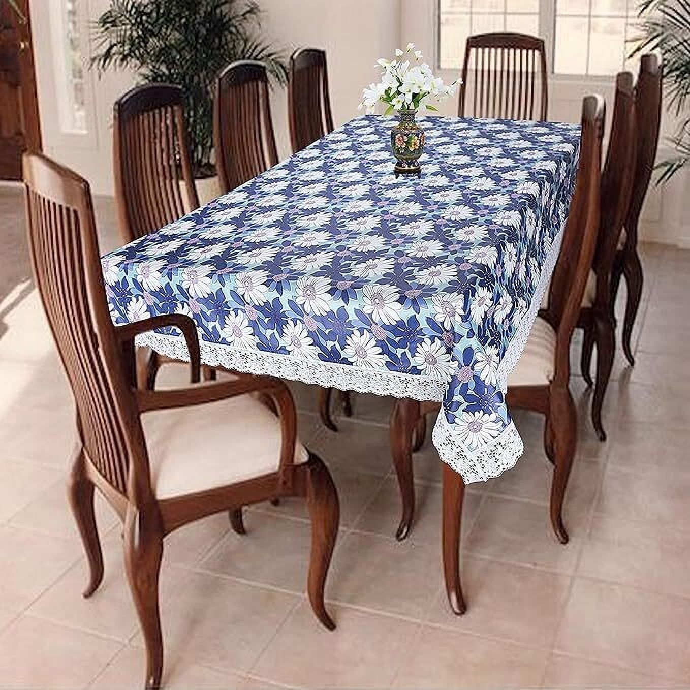 Floral 6 Seater Table Cover-image-2