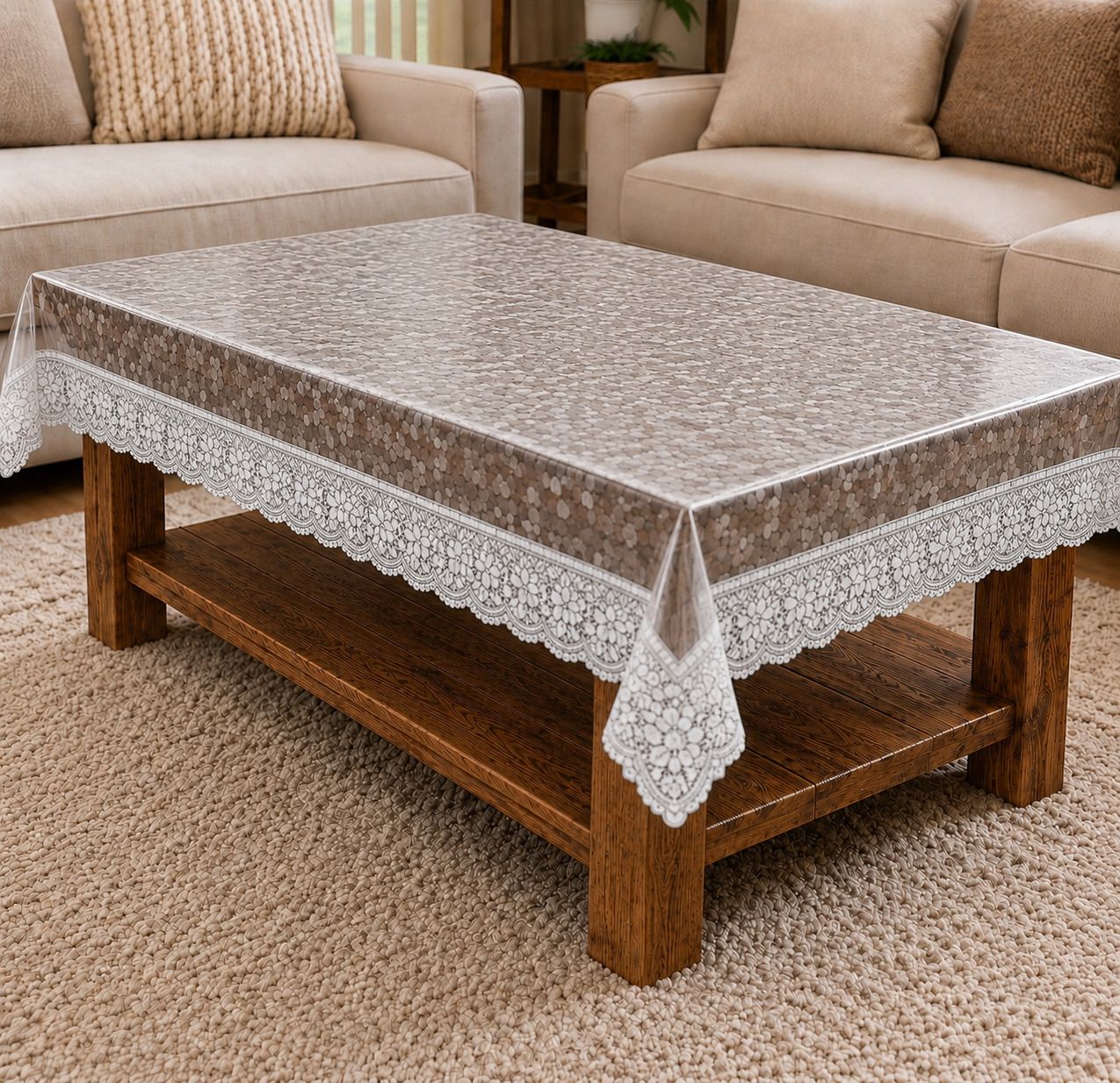 ryka PVC 4 Seater Printed Table Cover-picture-18