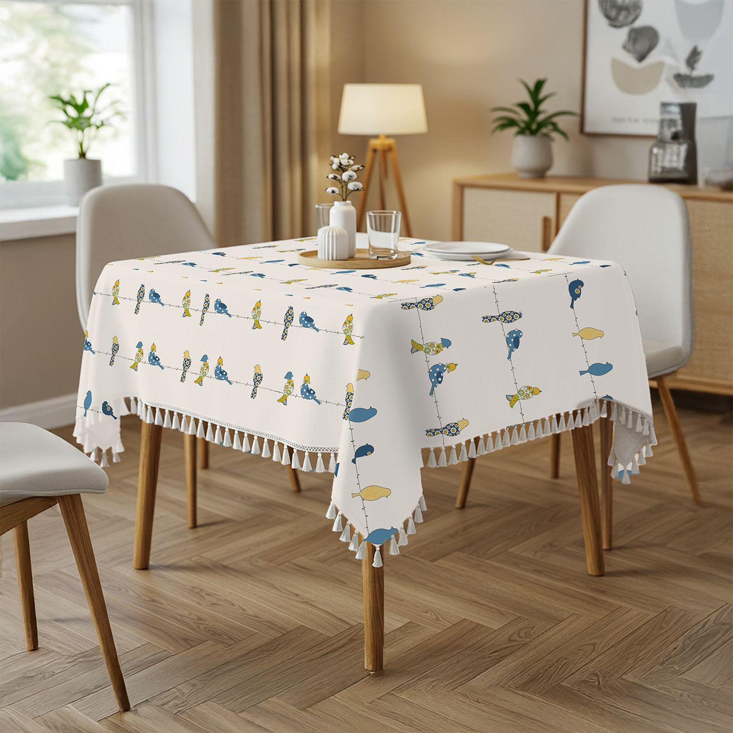 urban space Printed 4 Seater Table Cover-picture-11