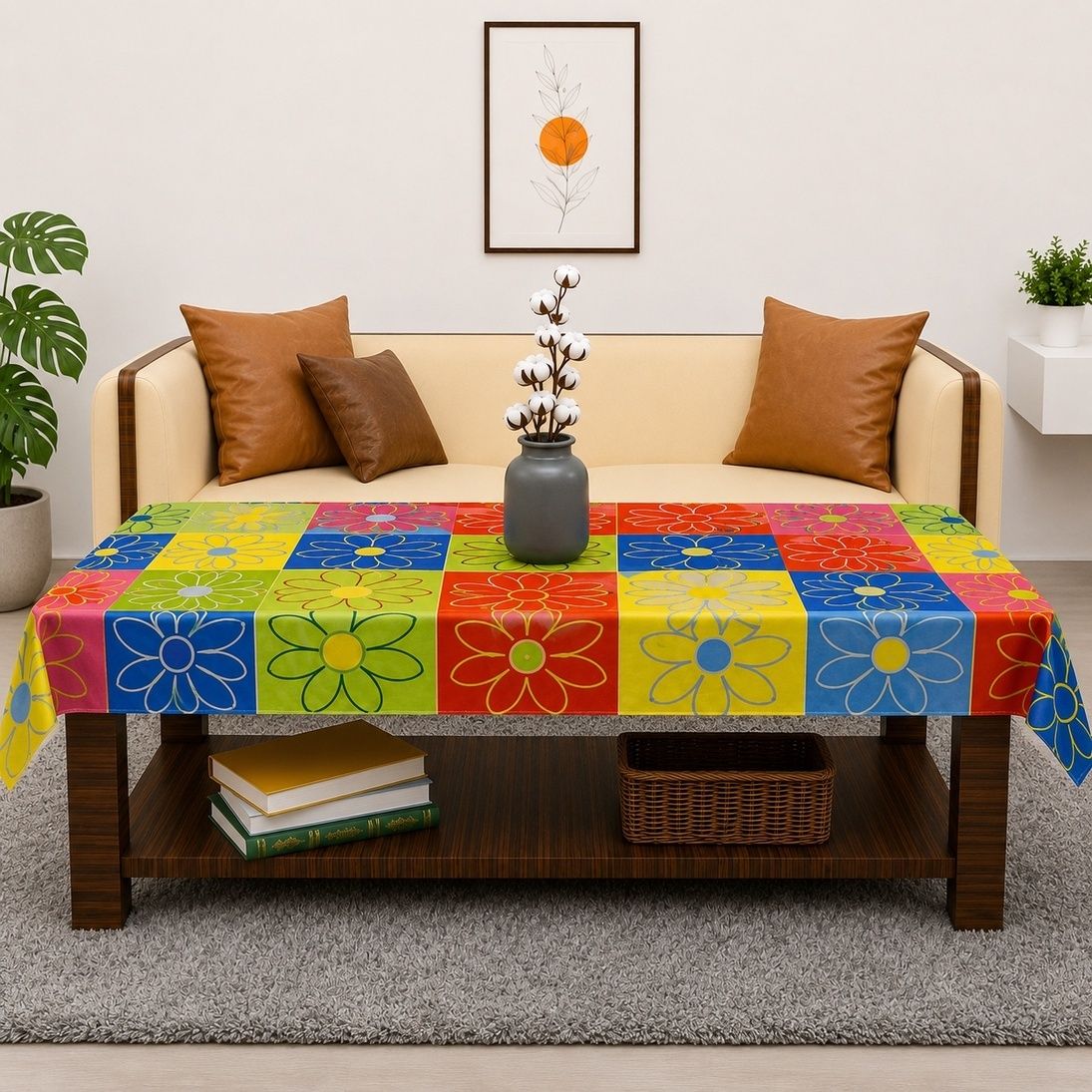homcor PVC 2 Seater Printed Table Cover-picture-44