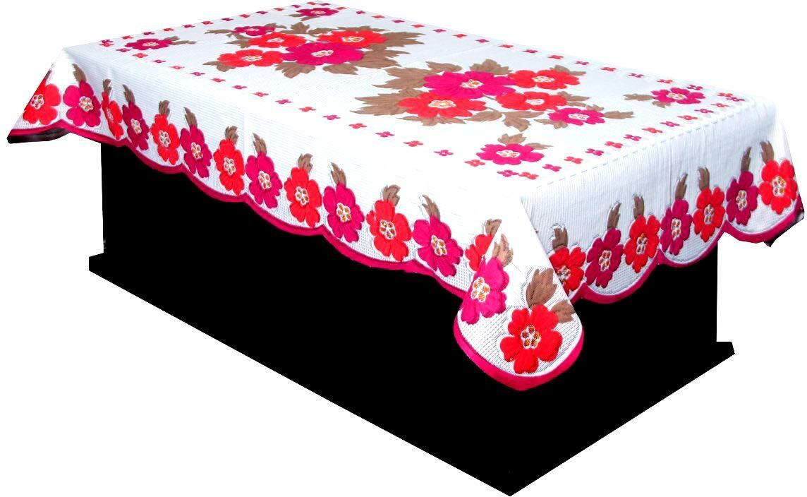 ag creations Cotton 4 Seater Floral Table Cover-picture-15