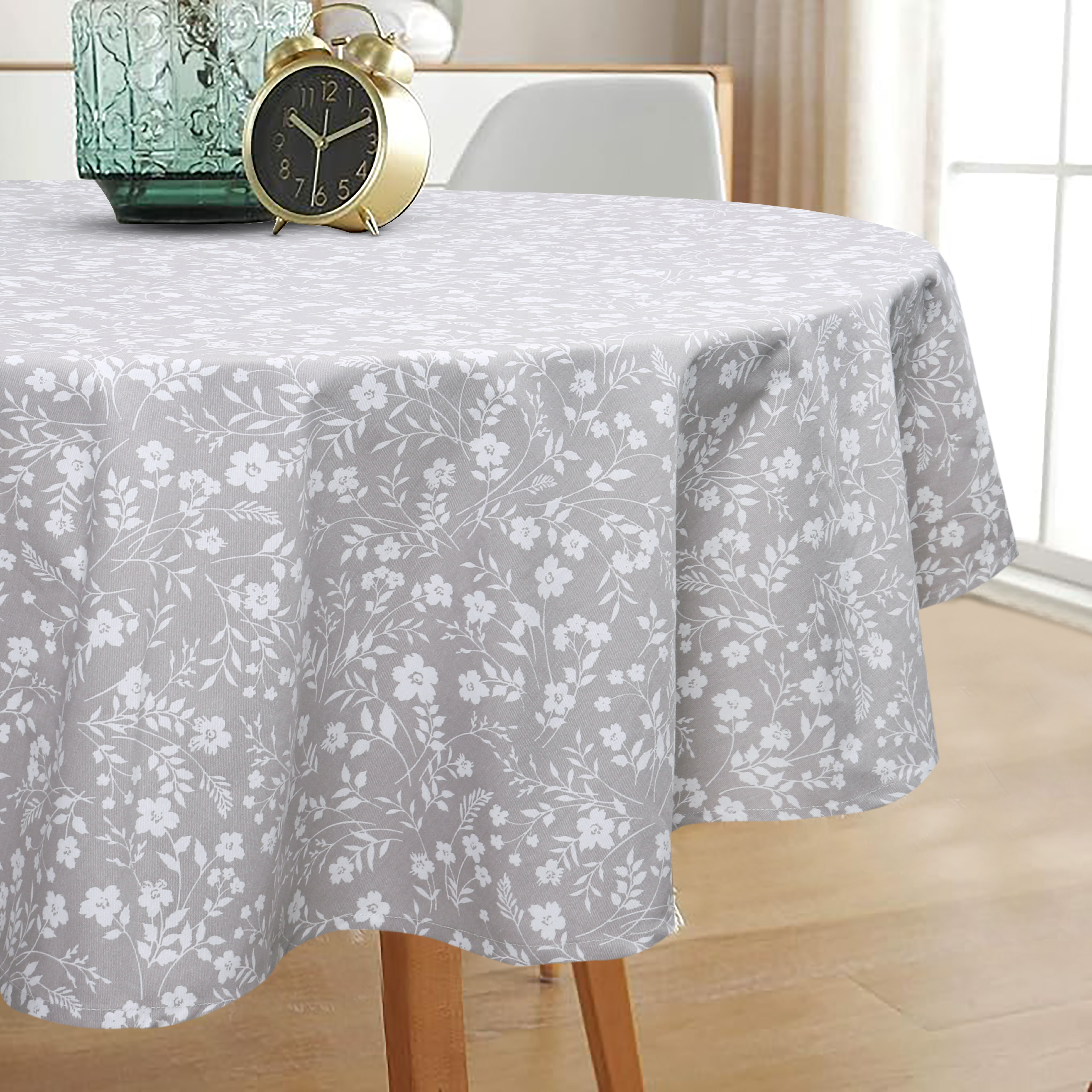 the twothreads Cotton 4 Seater Floral Table Cover-picture-12