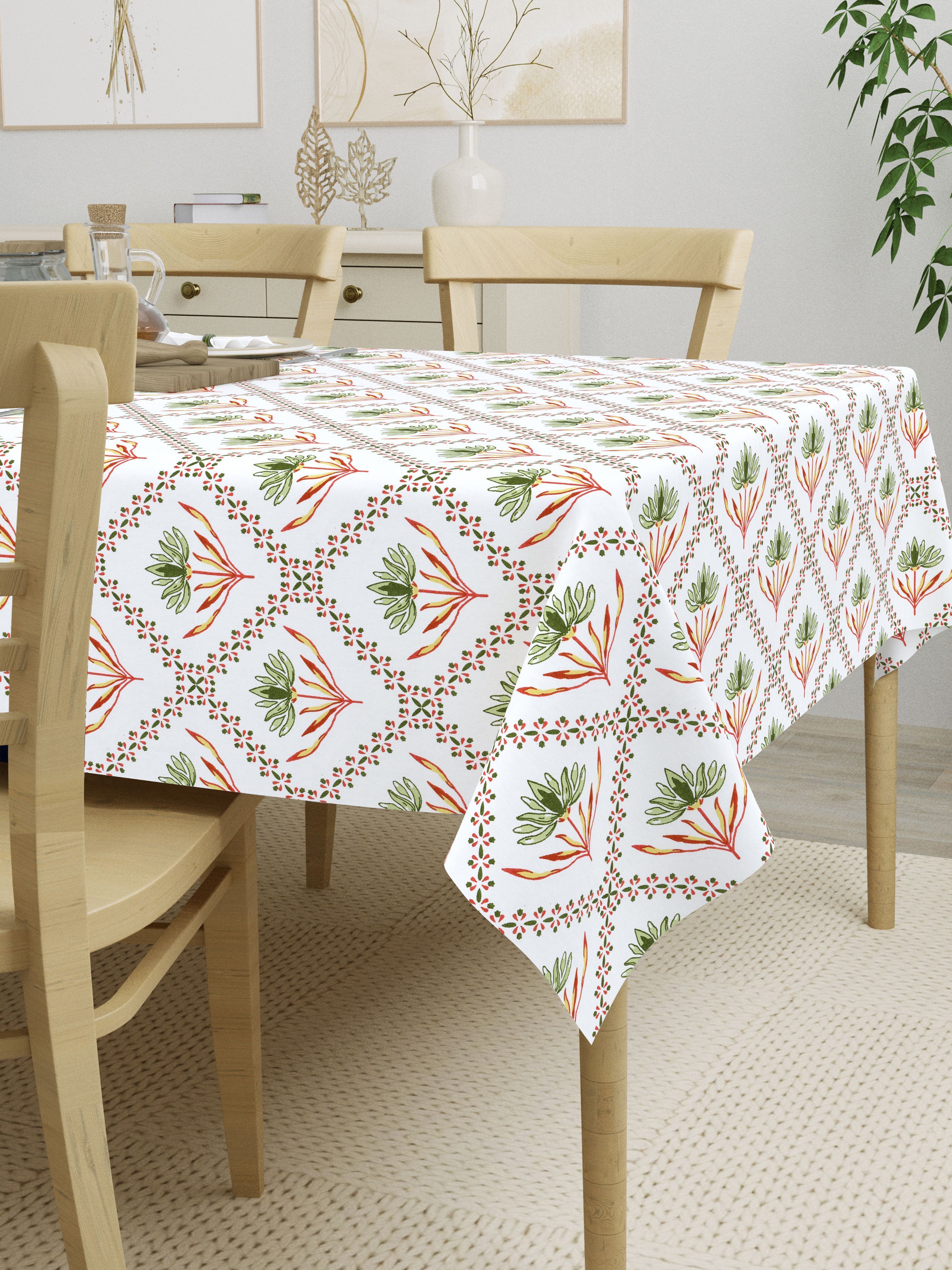 flipkart smartbuy Cotton 4 Seater Printed Table Cover-picture-16