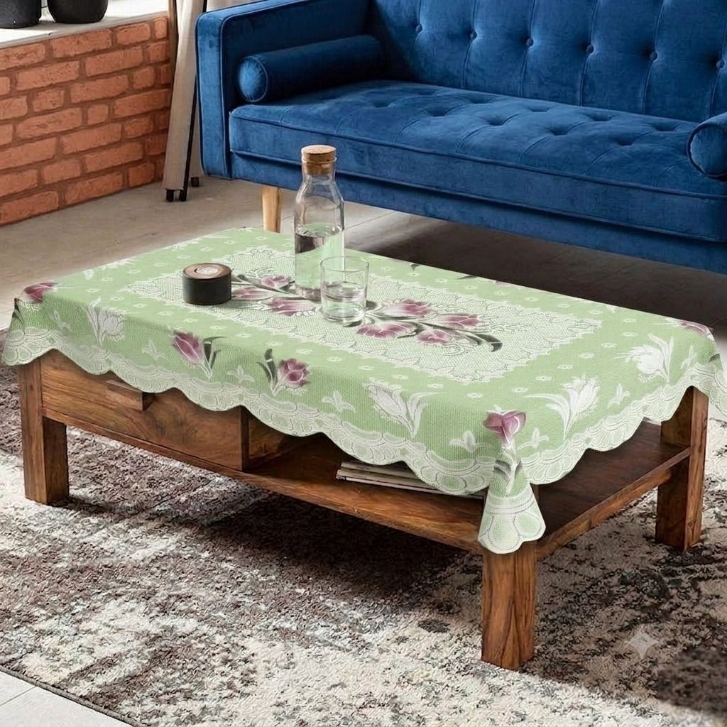 Cotton 4 Seater Floral Table Cover-image-19