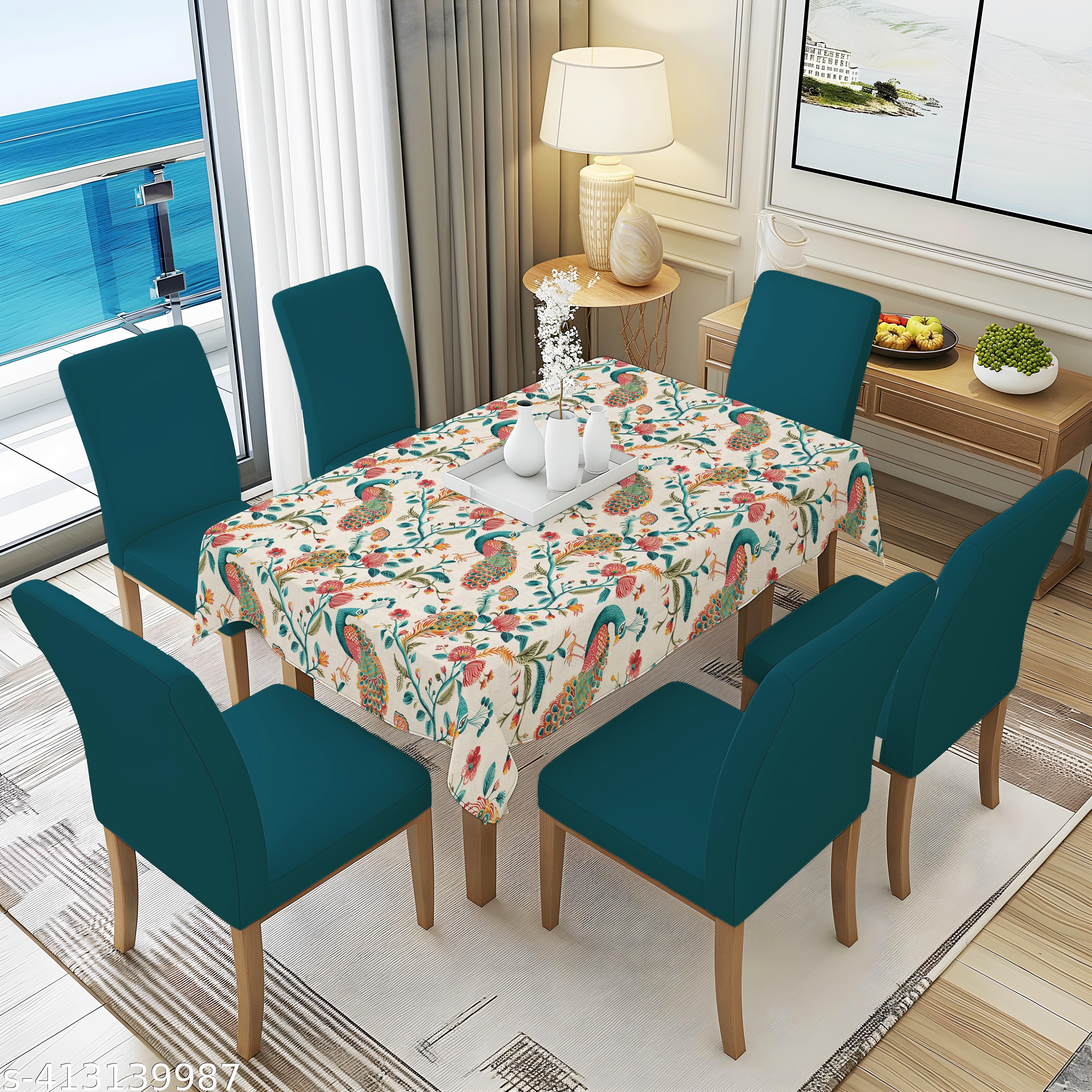 decorian Floral 6 Seater Table Cover-picture-26