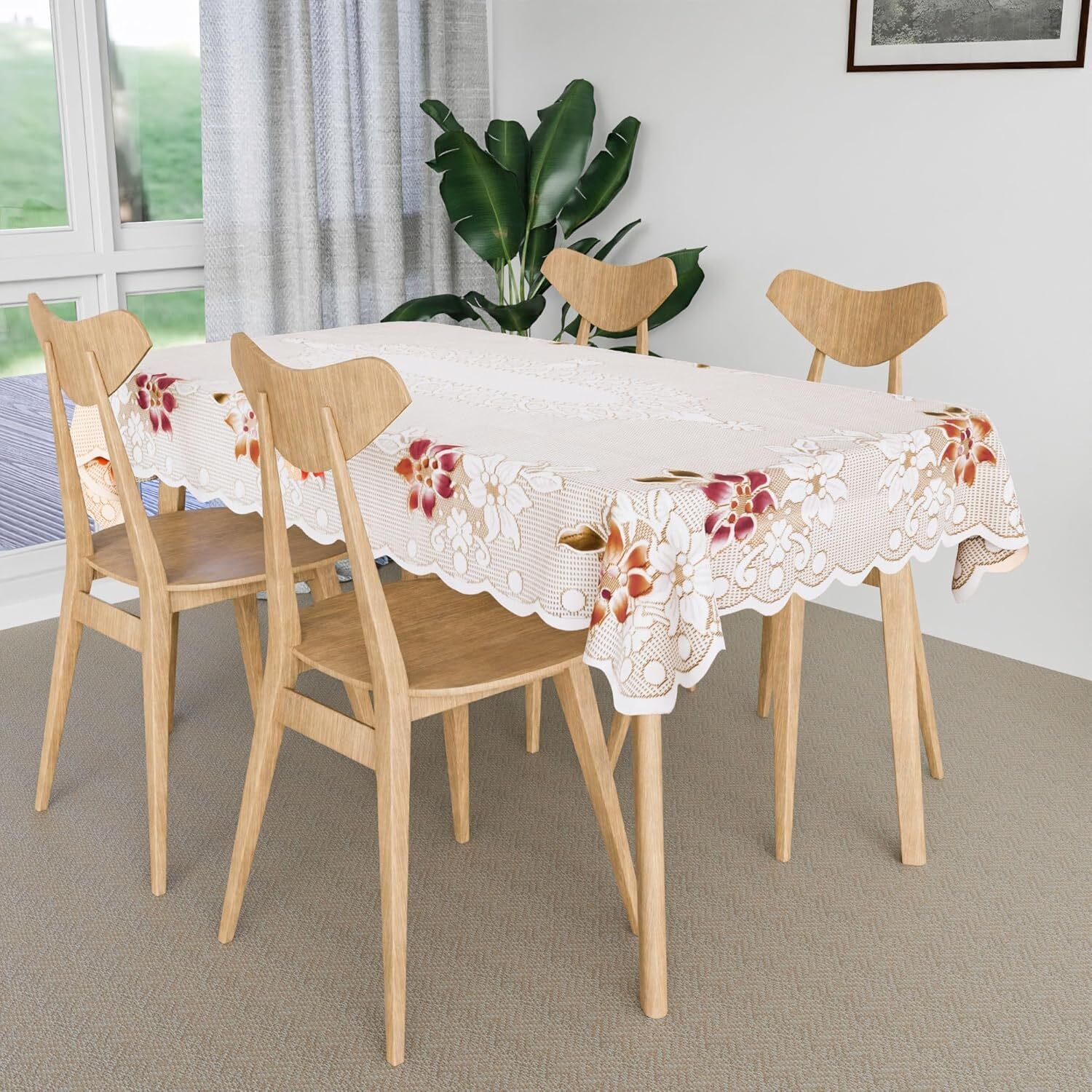 Floral 4 Seater Table Cover-image-25
