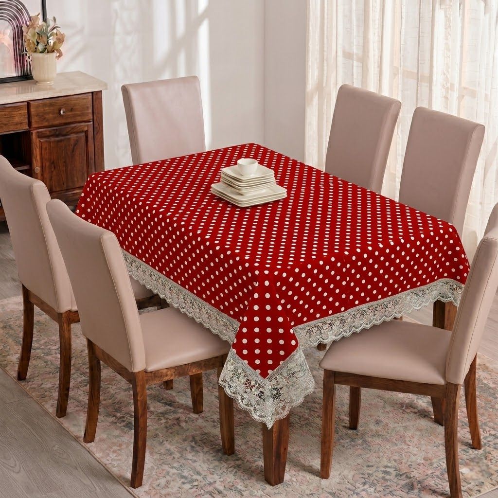 ryka PVC 6 Seater Polka Table Cover-picture-46