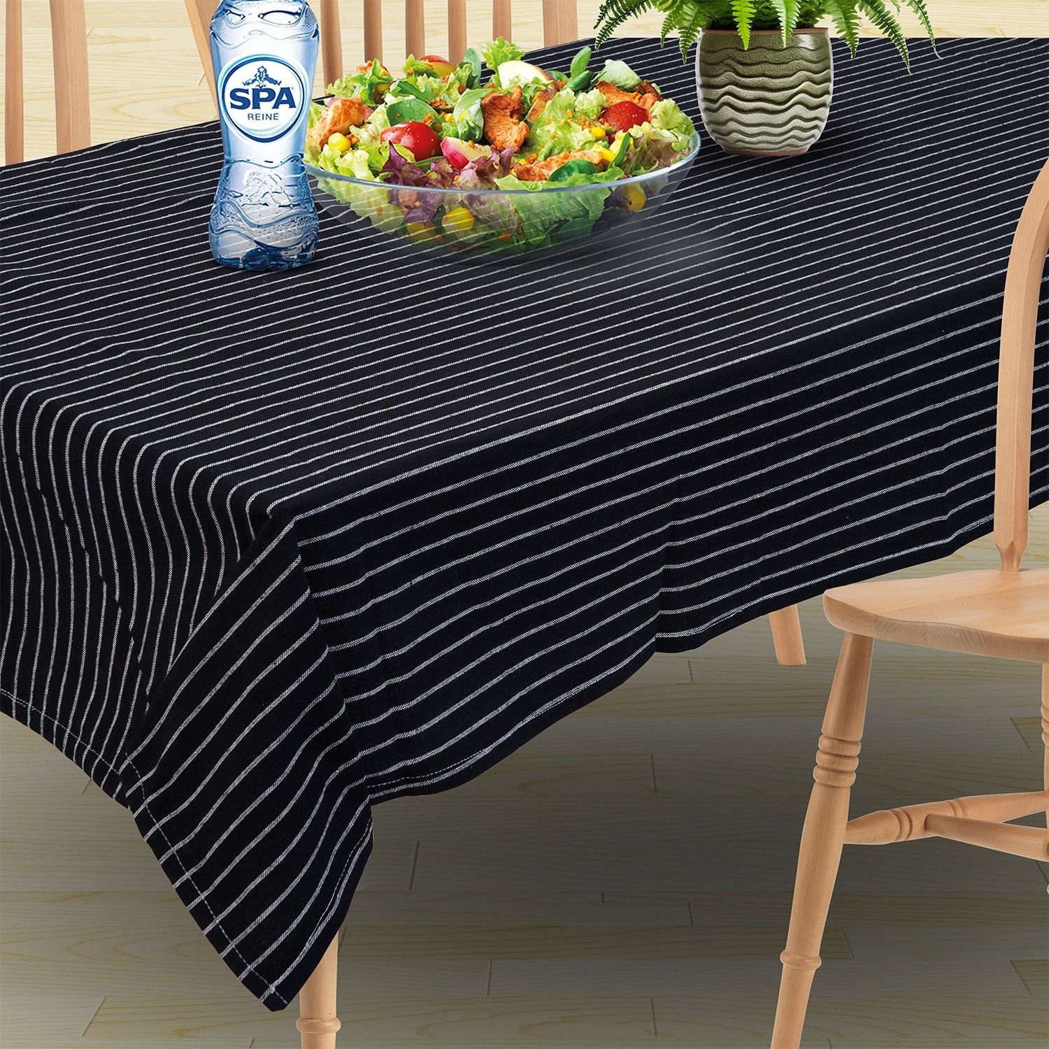 di home tex Cotton 6 Seater Checkered Table Cover-picture-27