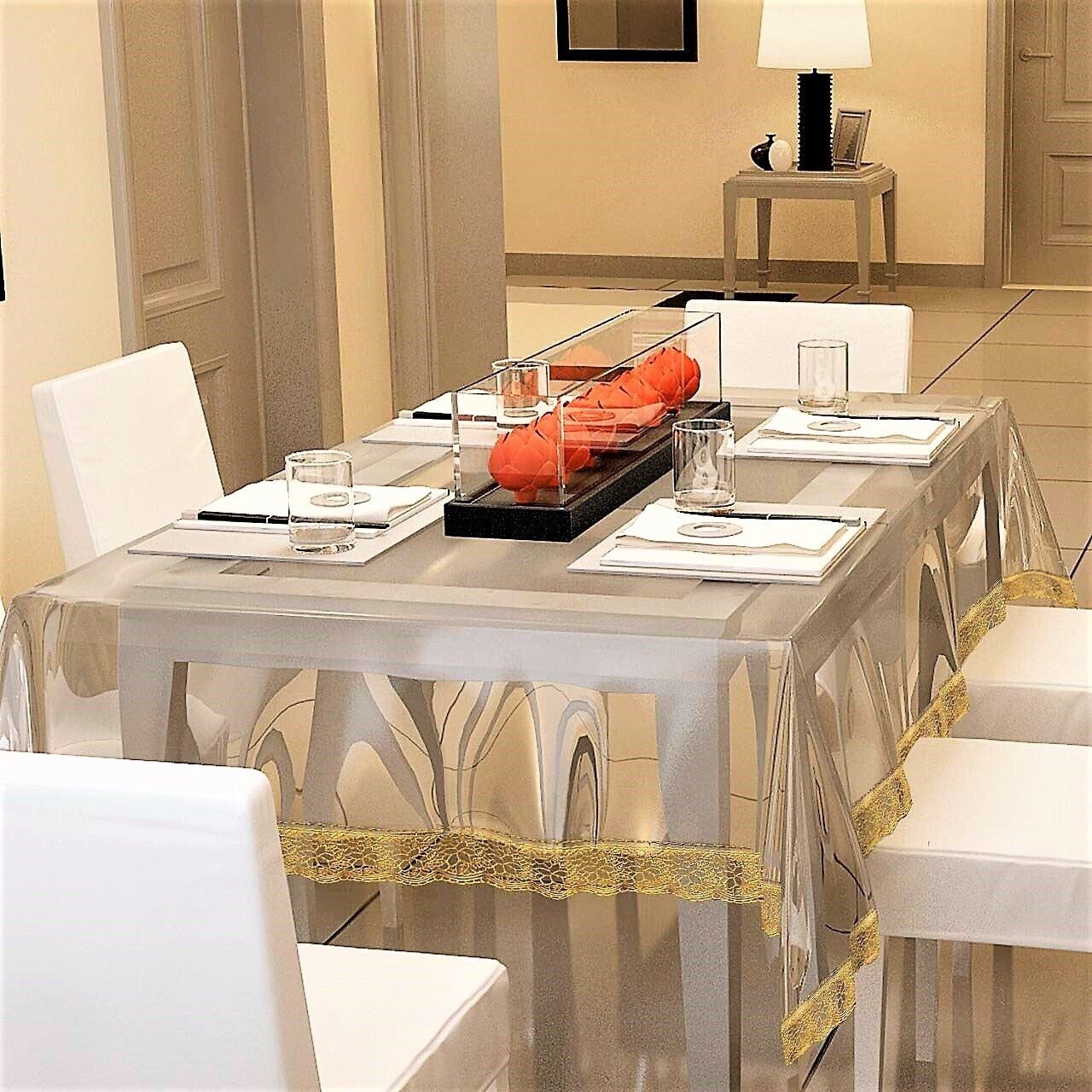 Solid 6 Seater Table Cover-image-10