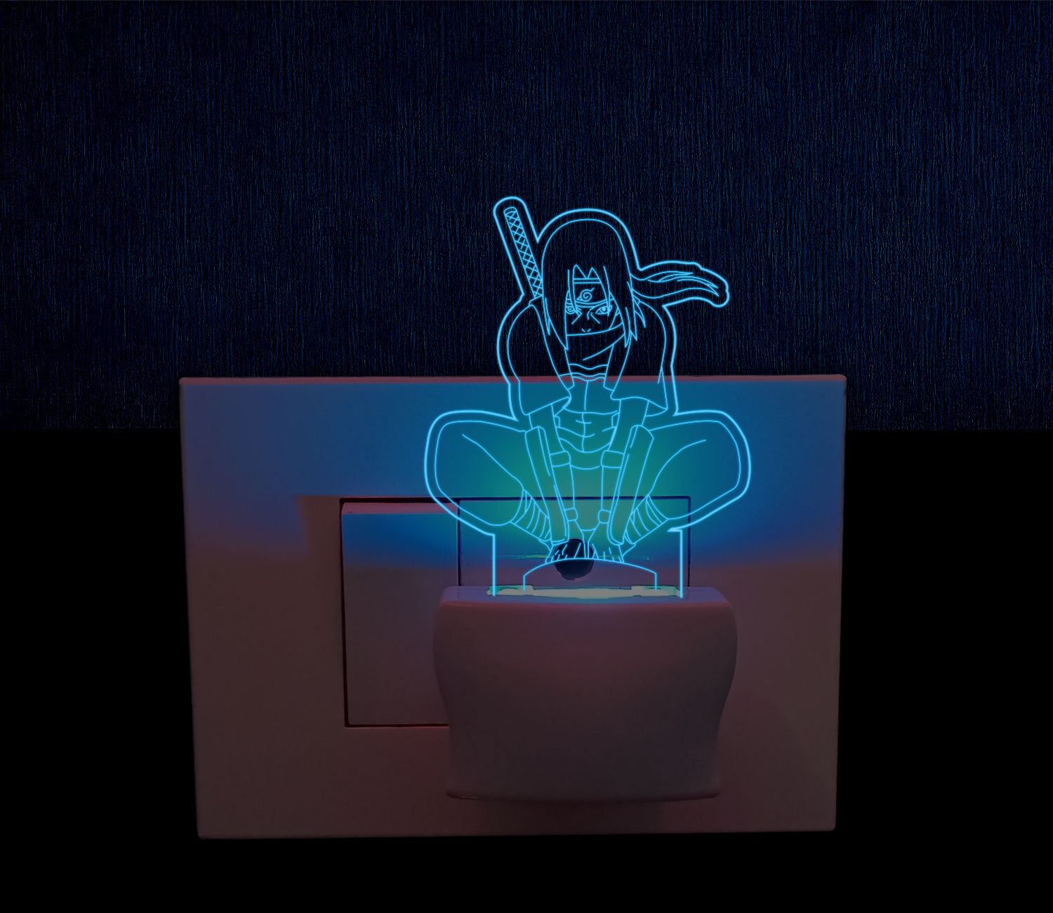 Anime ItachiUchiha54 (Naruto) Gift lamp 3D Illusion Night Light Home Decor Plug Night Lamp-image-19