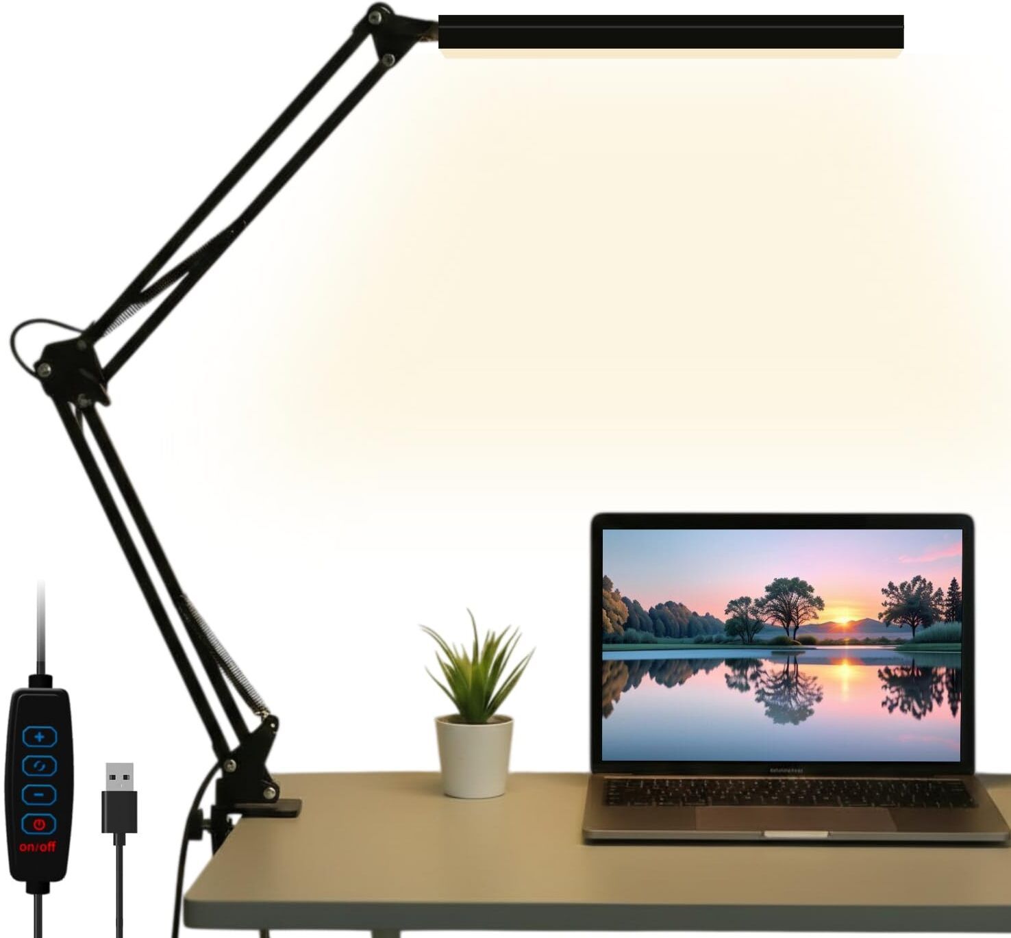eisvulkan Overhead Long Arm LED Desk Lamp Study Lamp-picture-48