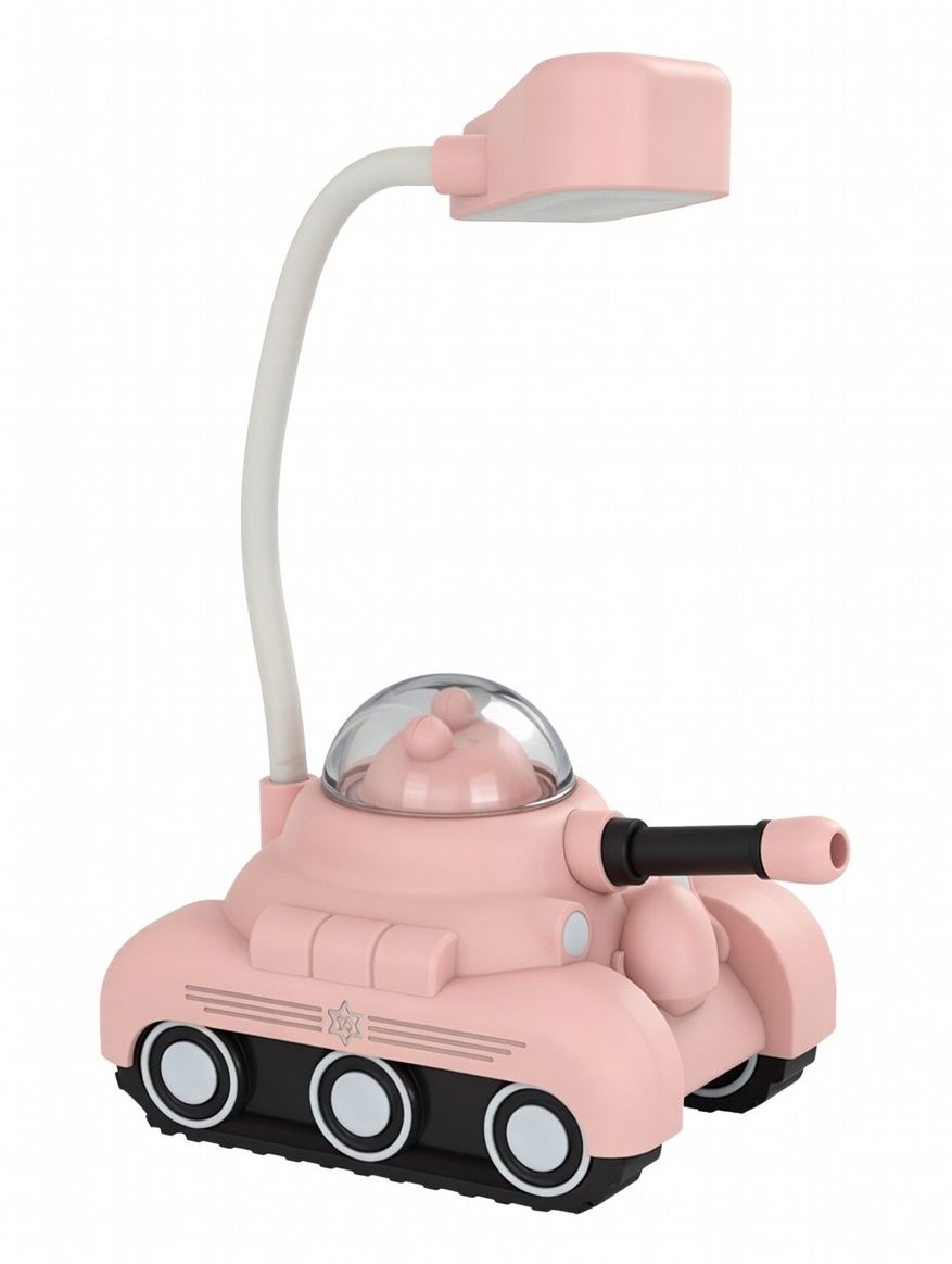 Military Tank LED Desk Lamp Rechargeable with Pen Holder Study Lamp-image-15
